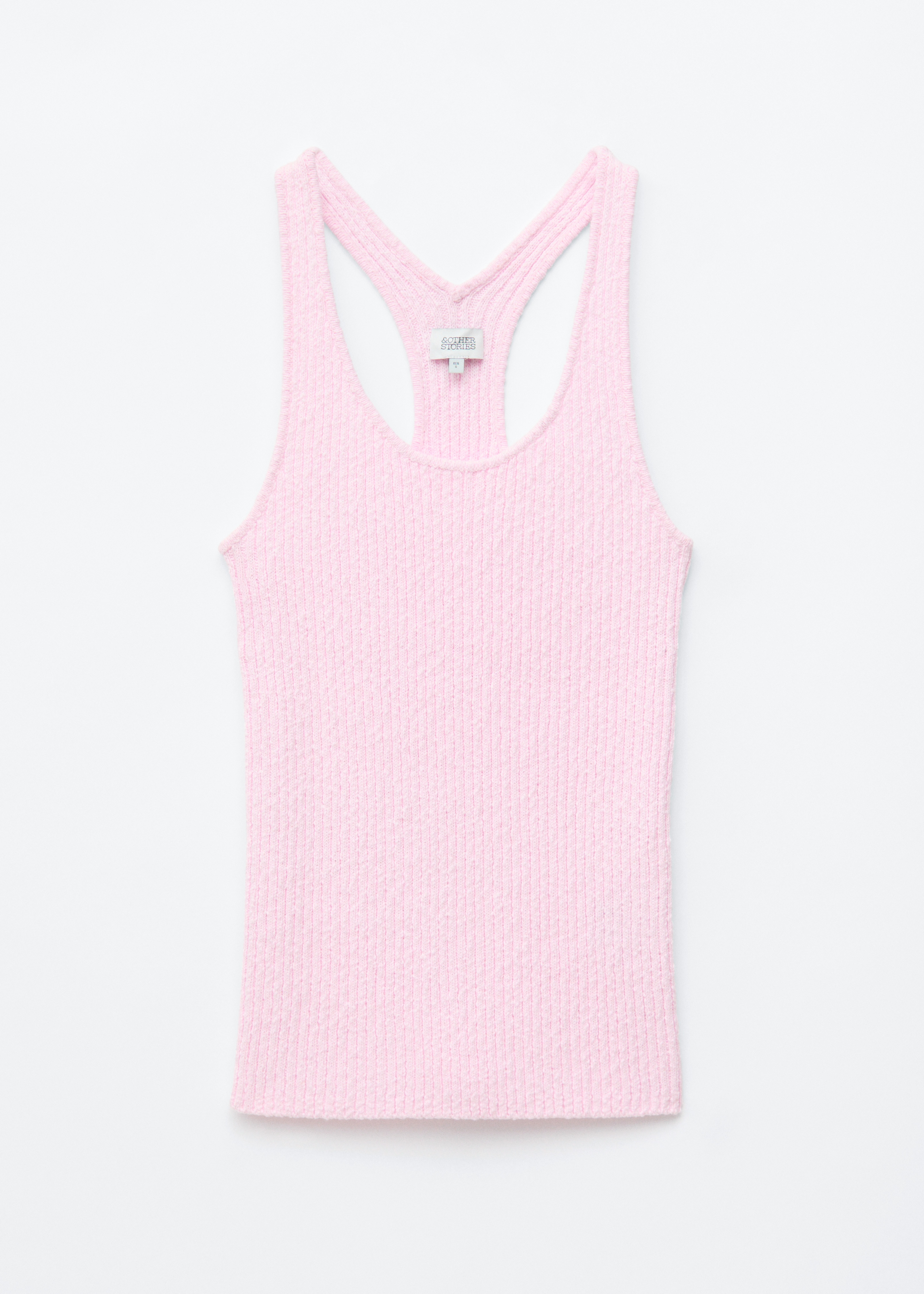 Camisola de algodão com costas nadador - Cor-de-rosa/Vermelho brilhante/Amarelo claro
