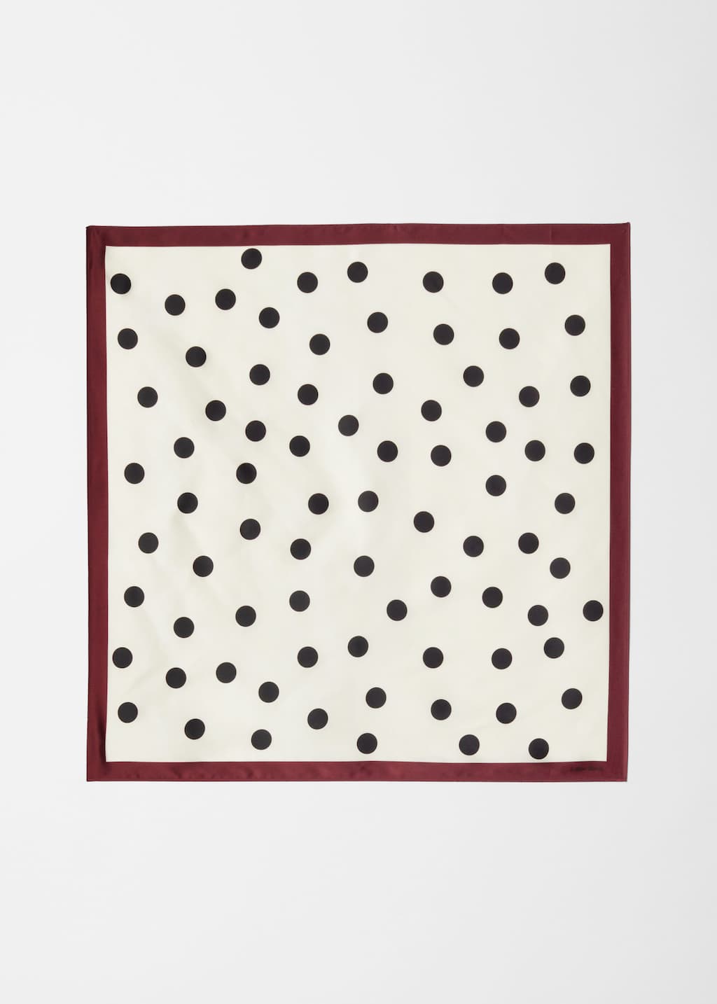 Foulard a pois - Crema/Nero - Natura morta
