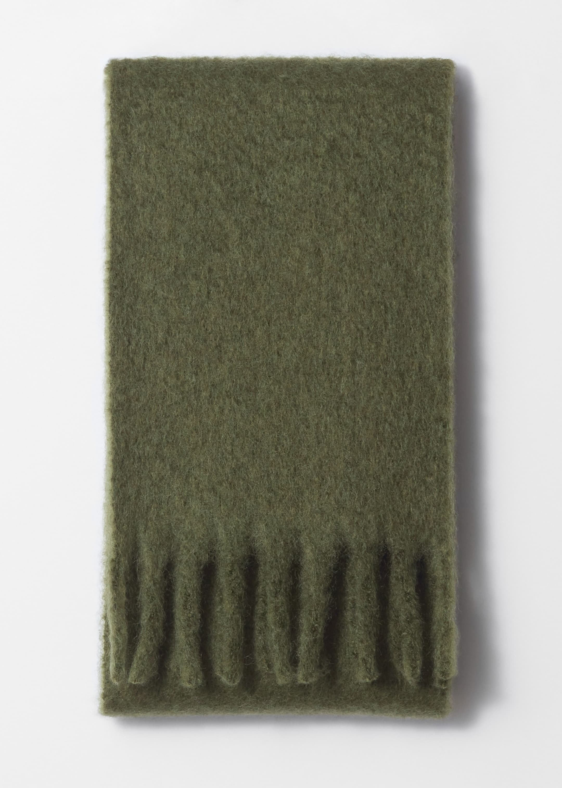 Agrandir l'image: Grande écharpe en mohair mélangé - Vert foncé - FEMME | H&M CH 1