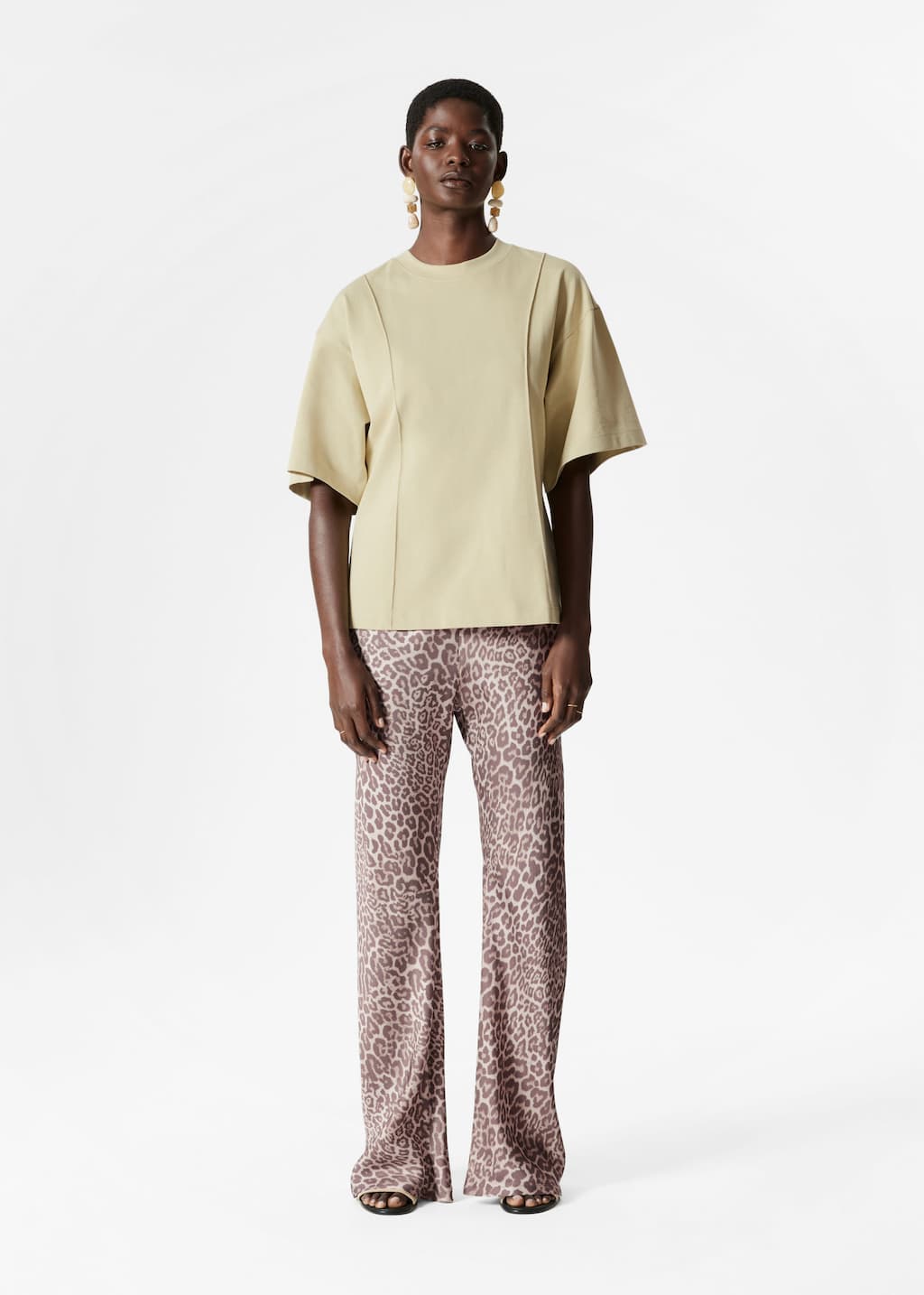 Camiseta estructurada - Amarillo - Lookbook