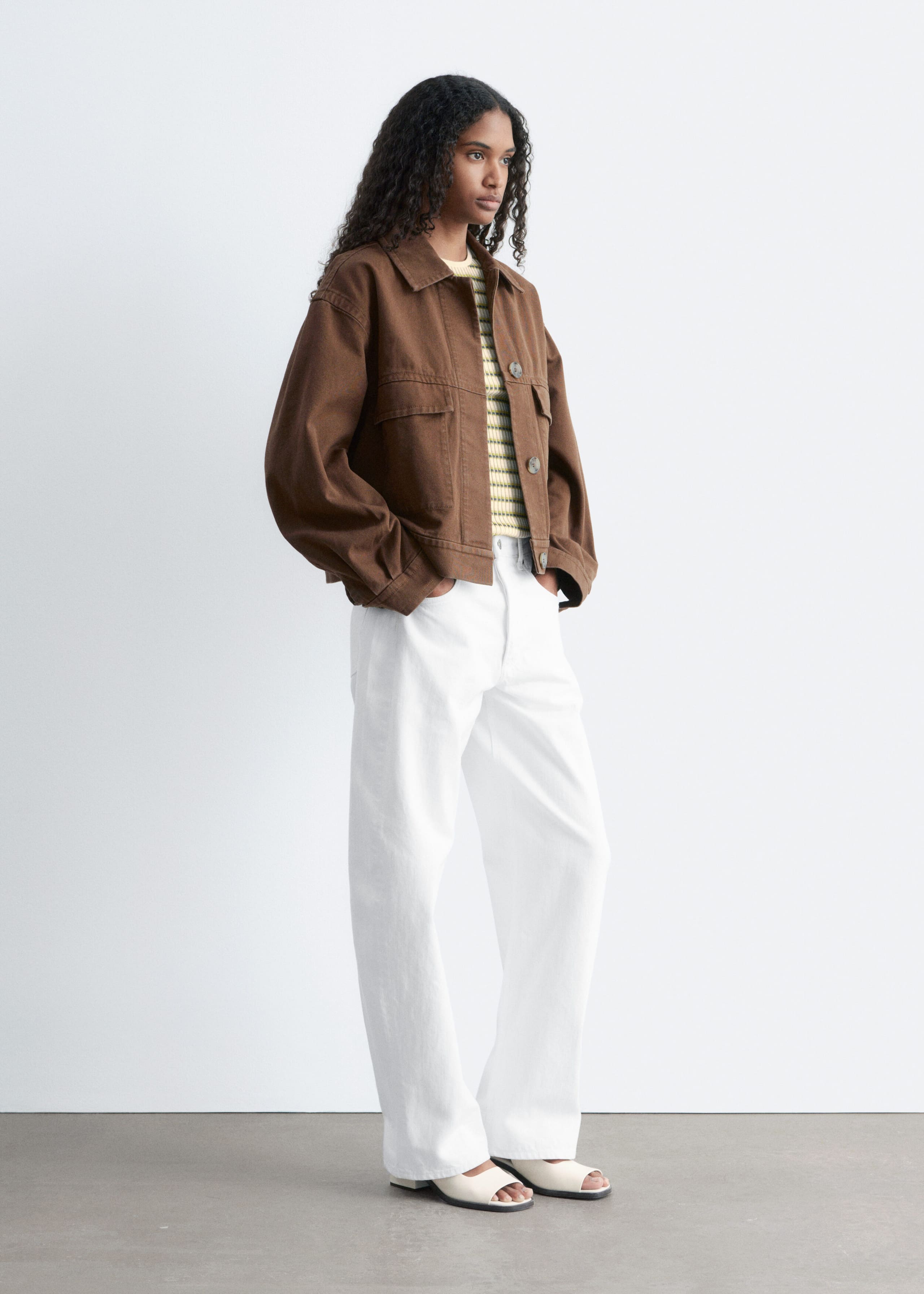 Image of Veste utilitaire en coton