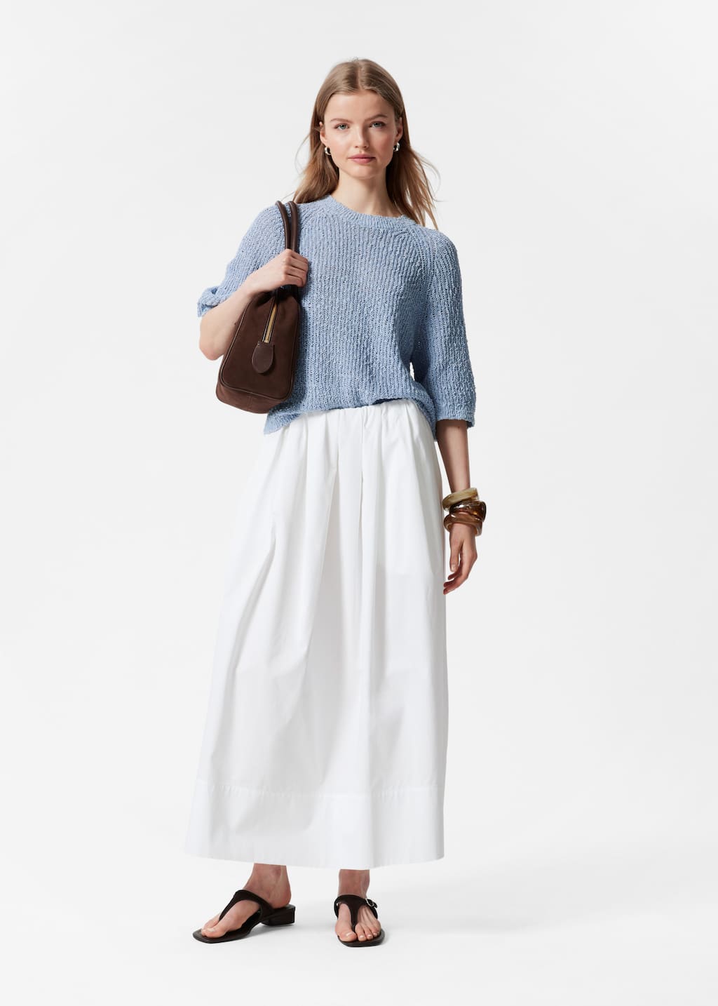 Image of Knitted Silk-Blend t-shirt