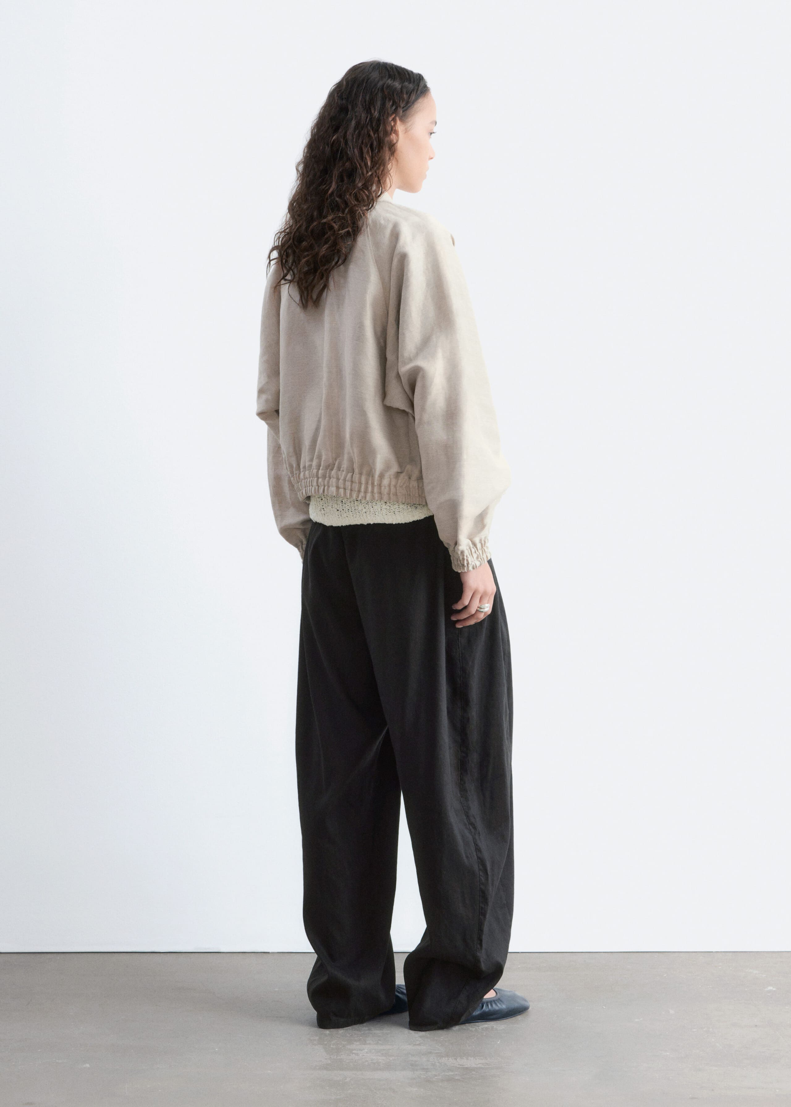 Linen-Blend Jacket - Beige - Lookbook