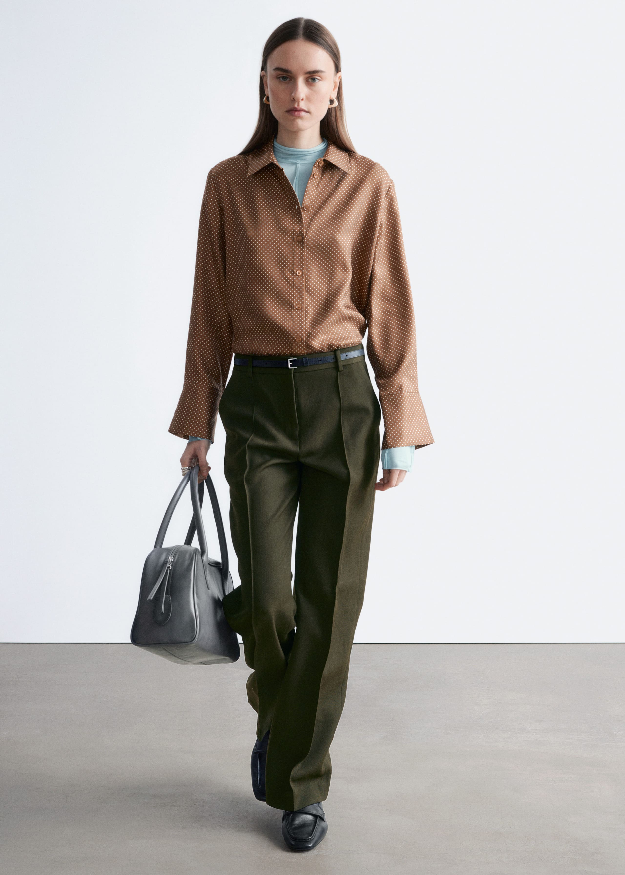 Image of Relaxed Silk Shirt