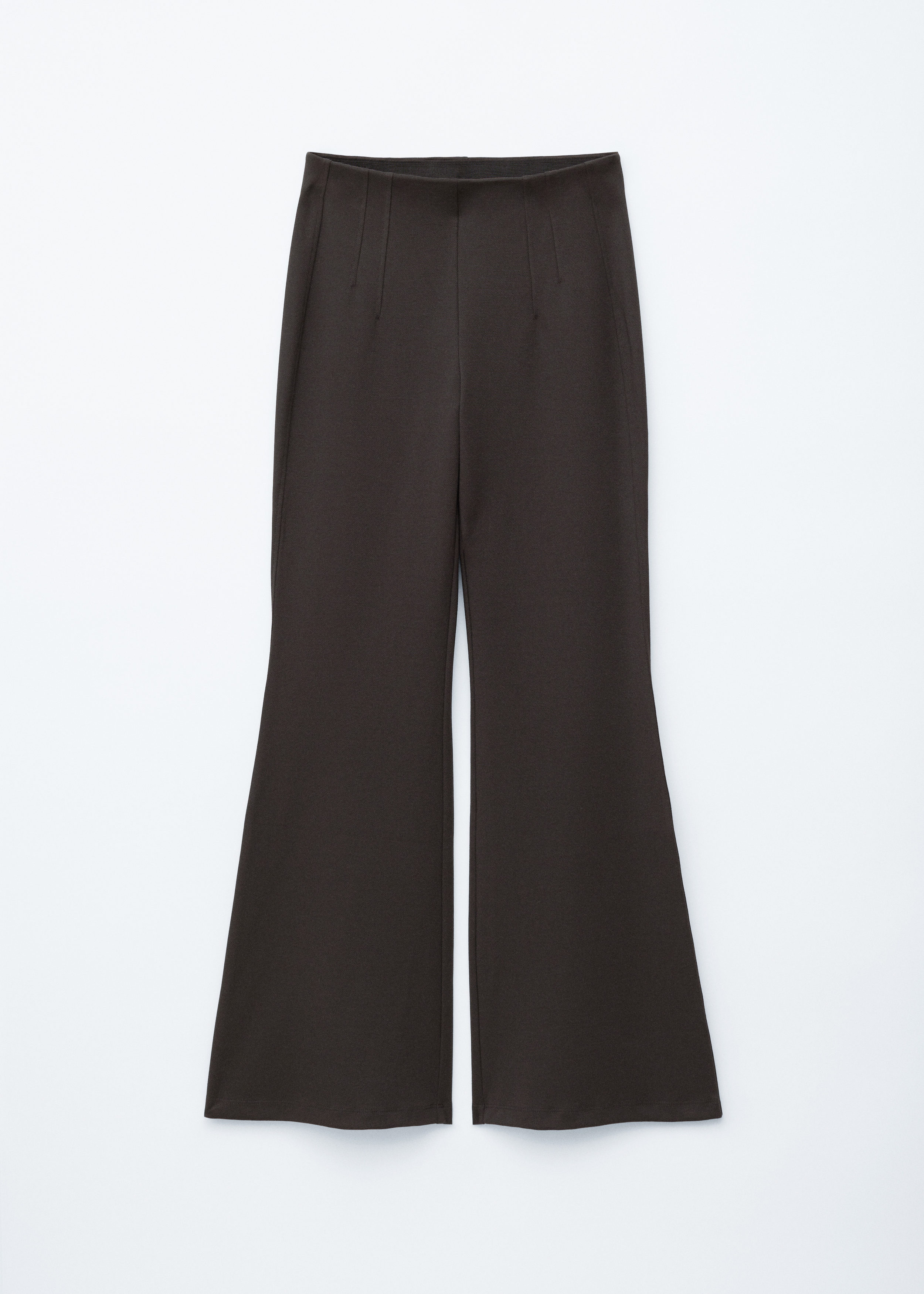 Kick-Flare Jersey Trousers