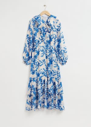Blue Floral Print