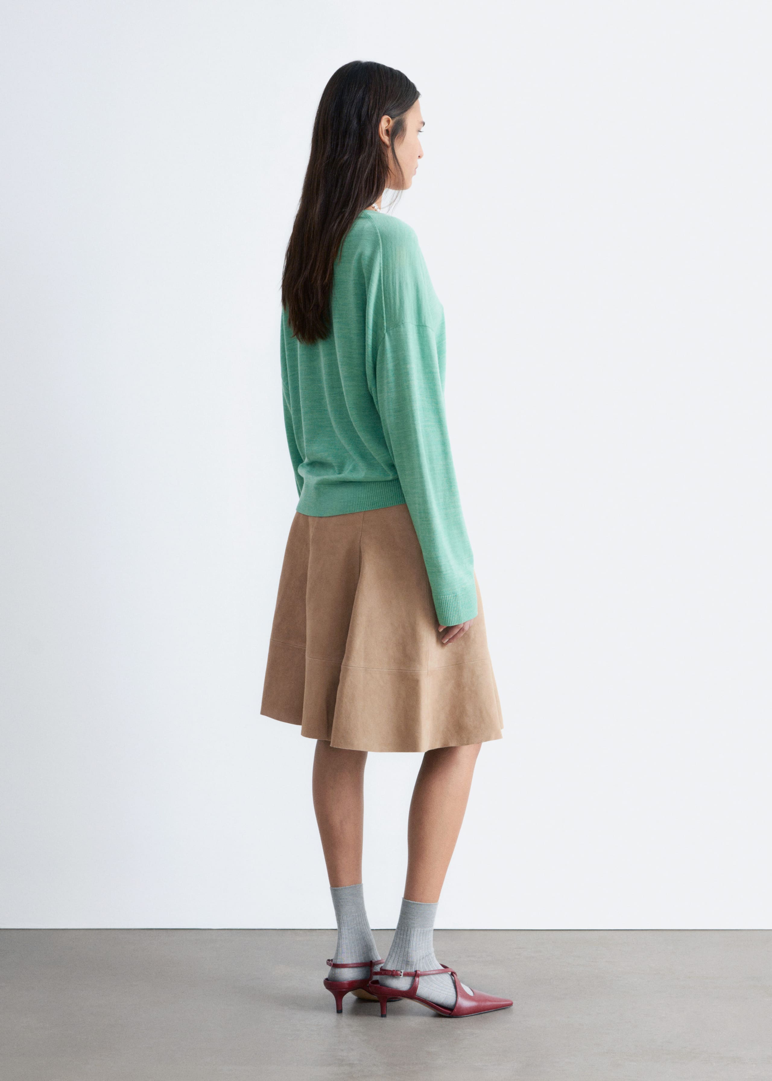 Image of V-Neck Wool Jumper