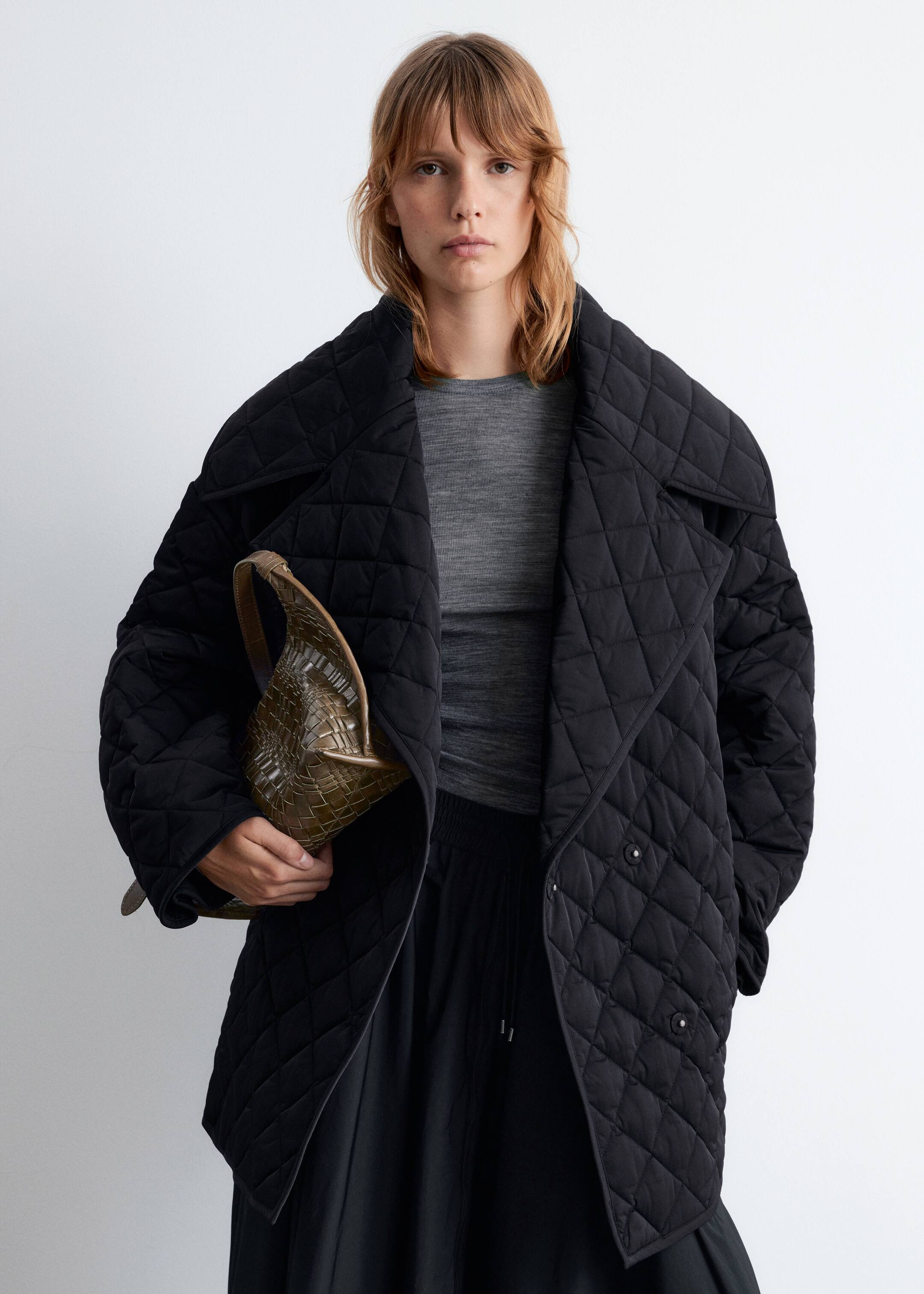 Vezi imaginea mai mare: Jachetă matlasată cu căptușeală - Negru - FEMEI | H&M RO 3