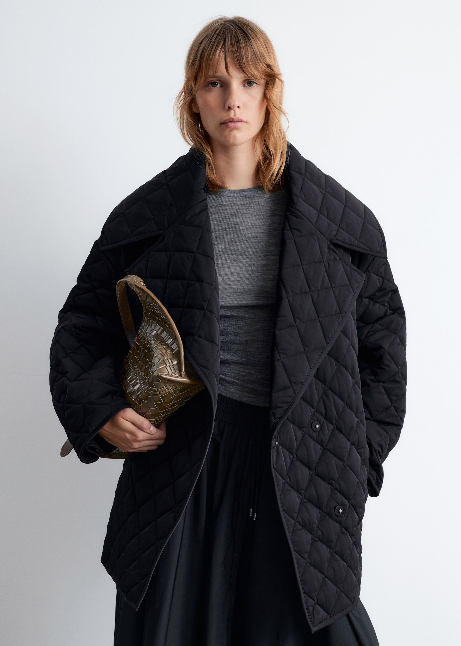Veste matelassée - Noir/Vert kaki - 6