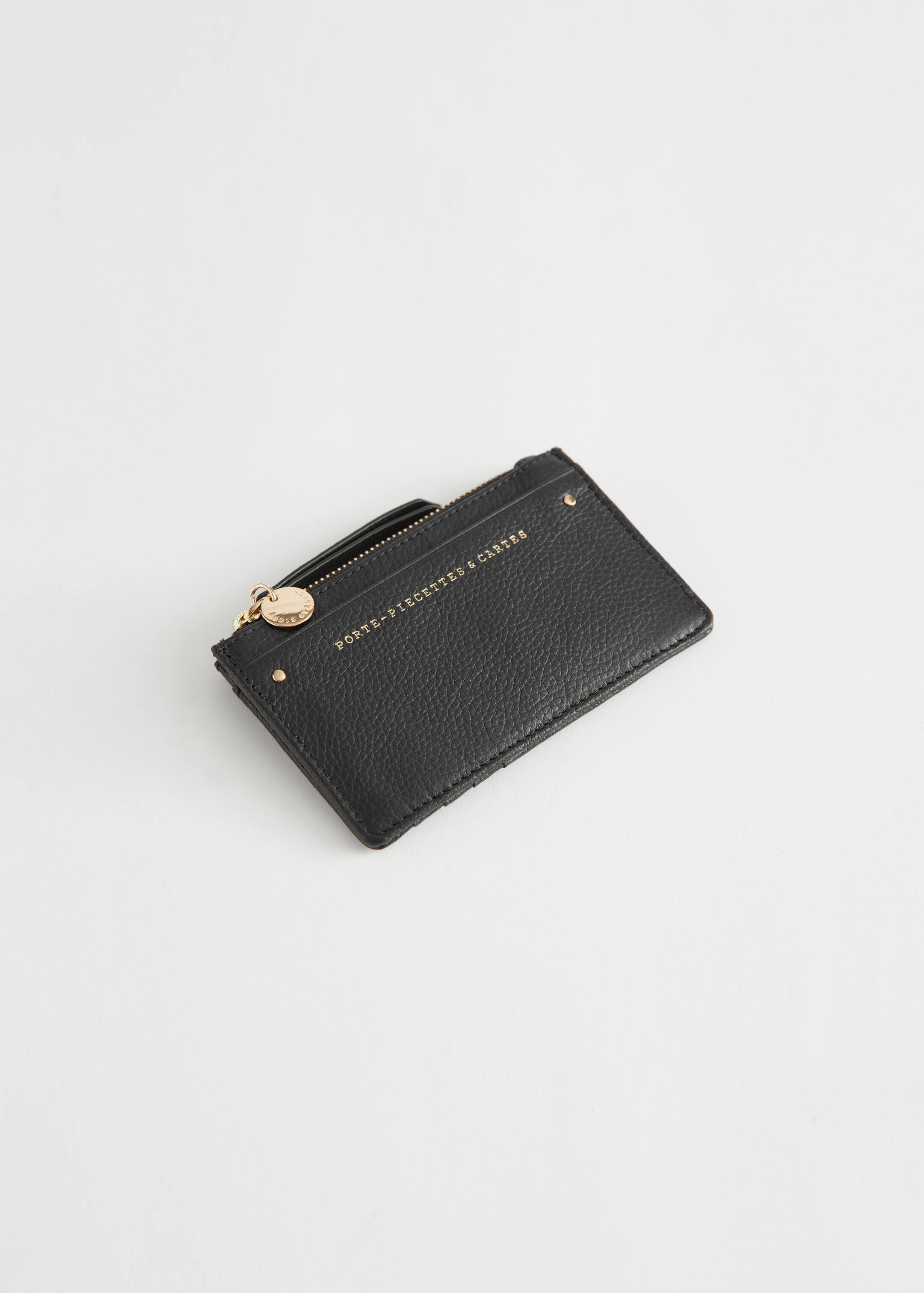 Größeres Bild ansehen: Lederportemonnaie mit Kartenfächern - Schwarz - Ladies | H&M DE 1