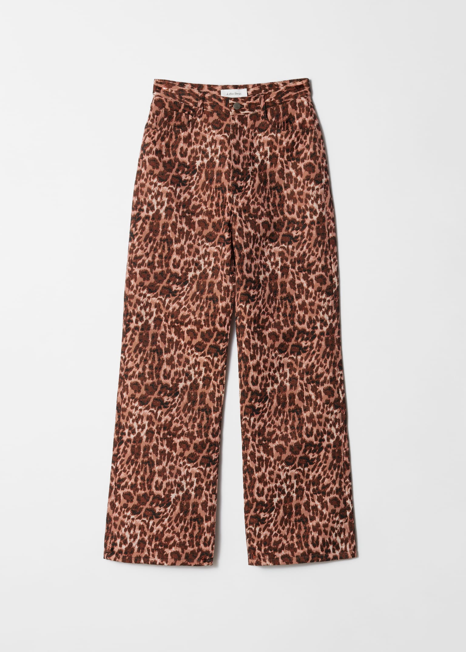 Pantaloni con stampa leopardata - Stampa con motivo leopardato