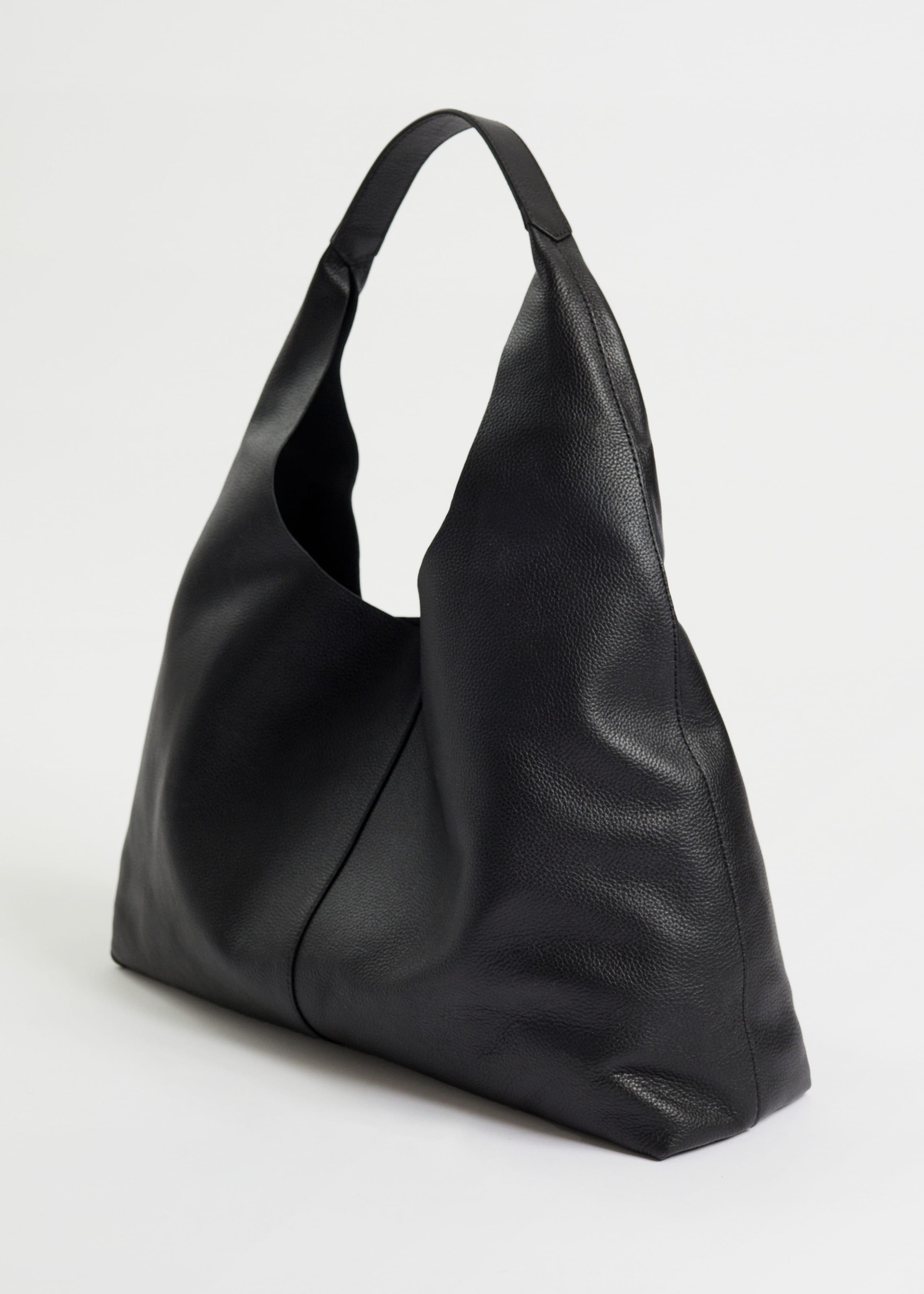 Grainy Leather Tote Bag - Grass green - Still Life