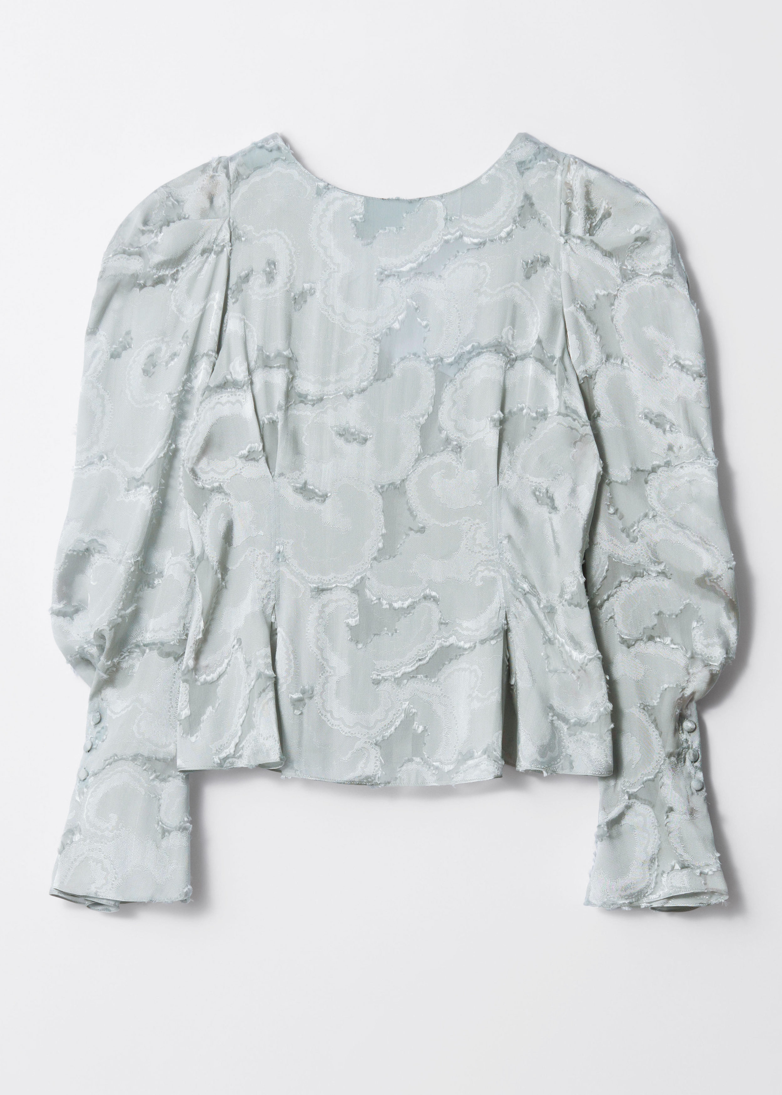 トップス Bluelea silky jacquard blouse Silky jacquard blouse | Bluelea