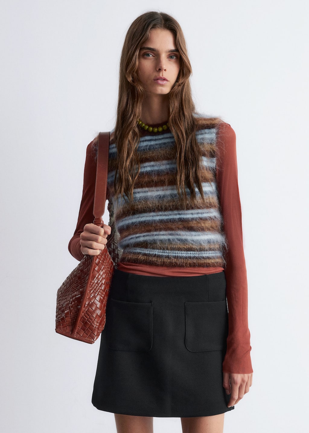 Image of A-line Mini Skirt