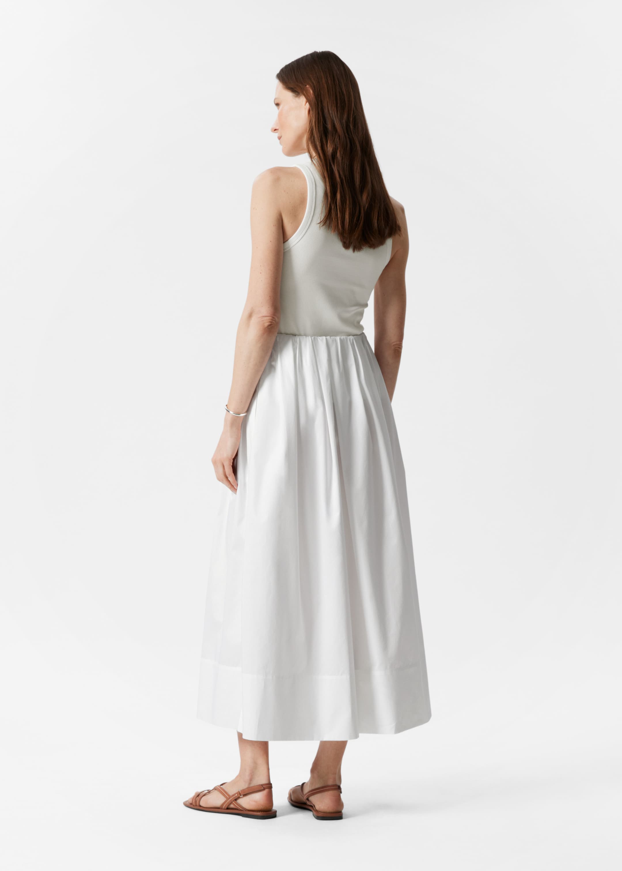 Visualizza immagine più grande: Gonna midi a trapezio - Bianco - DONNA | H&M IT 4