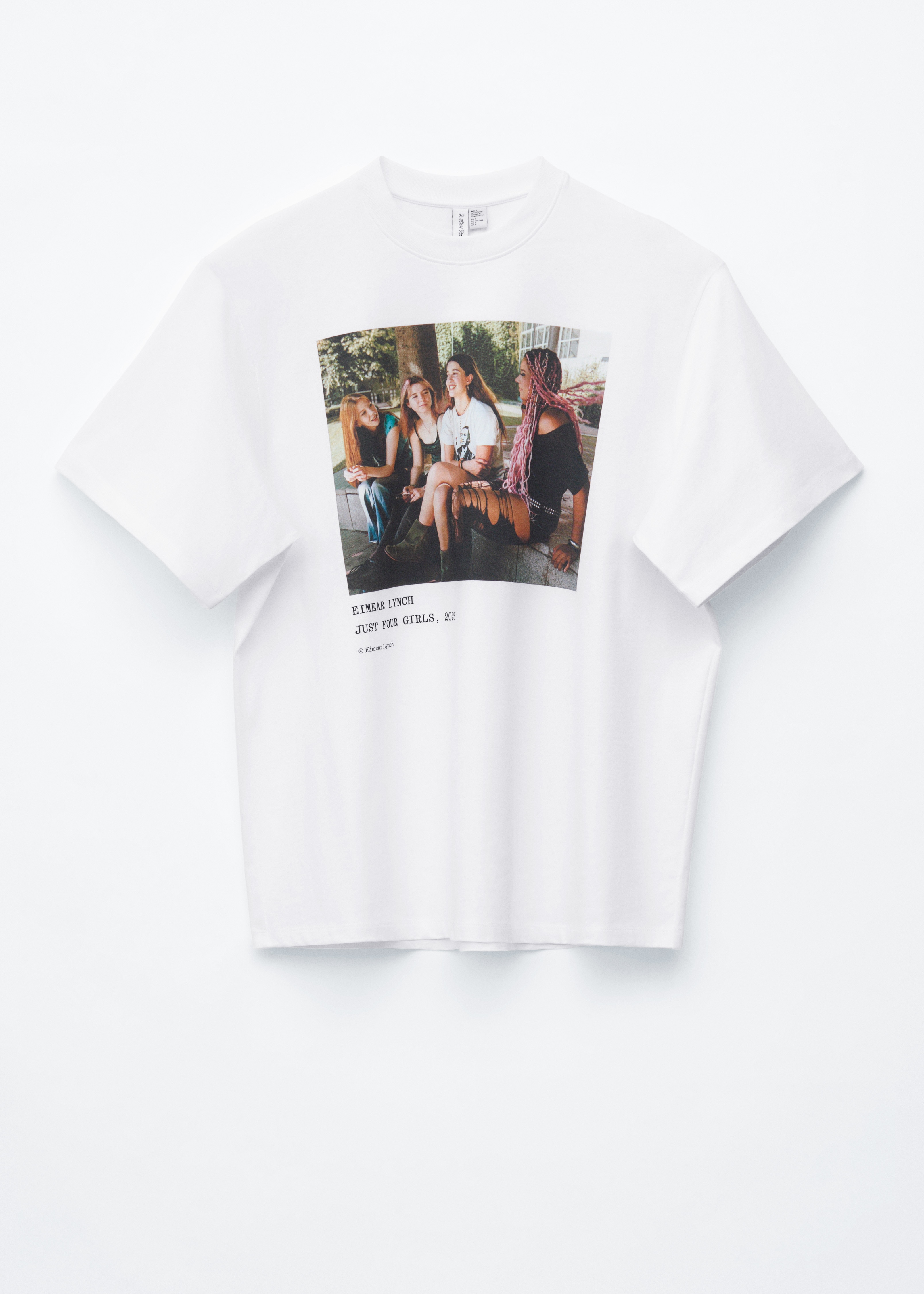 T-Shirt com estampado oversized - Branco/Impressão fotográfica/Branco/Impressão fotográfica/Branco/Impressão fotográfica