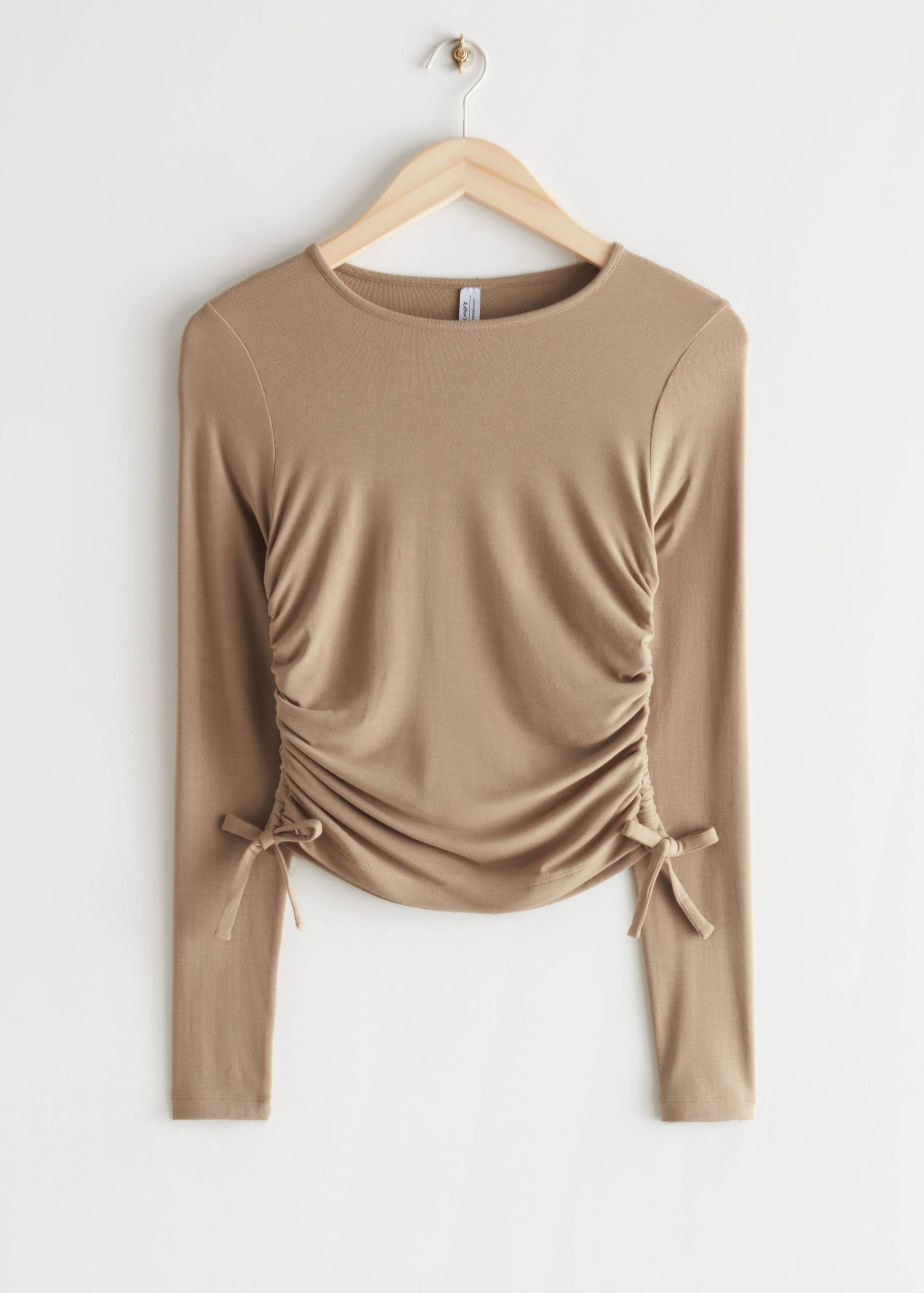 Ruched Top - Blue - Still Life