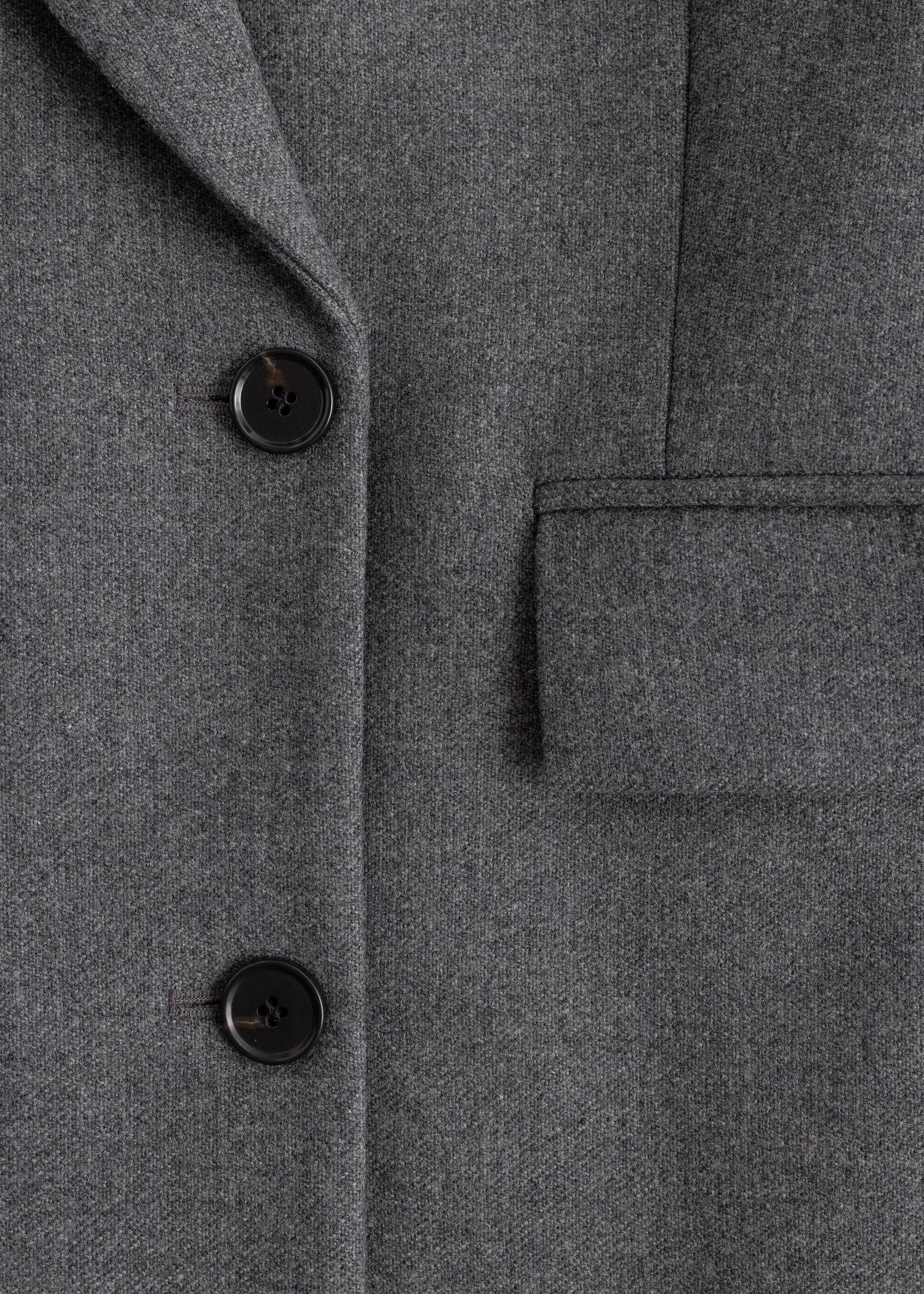 Grösseres Bild ansehen: Long Wool Coat - Grau meliert - DAMEN | H&M CH 9