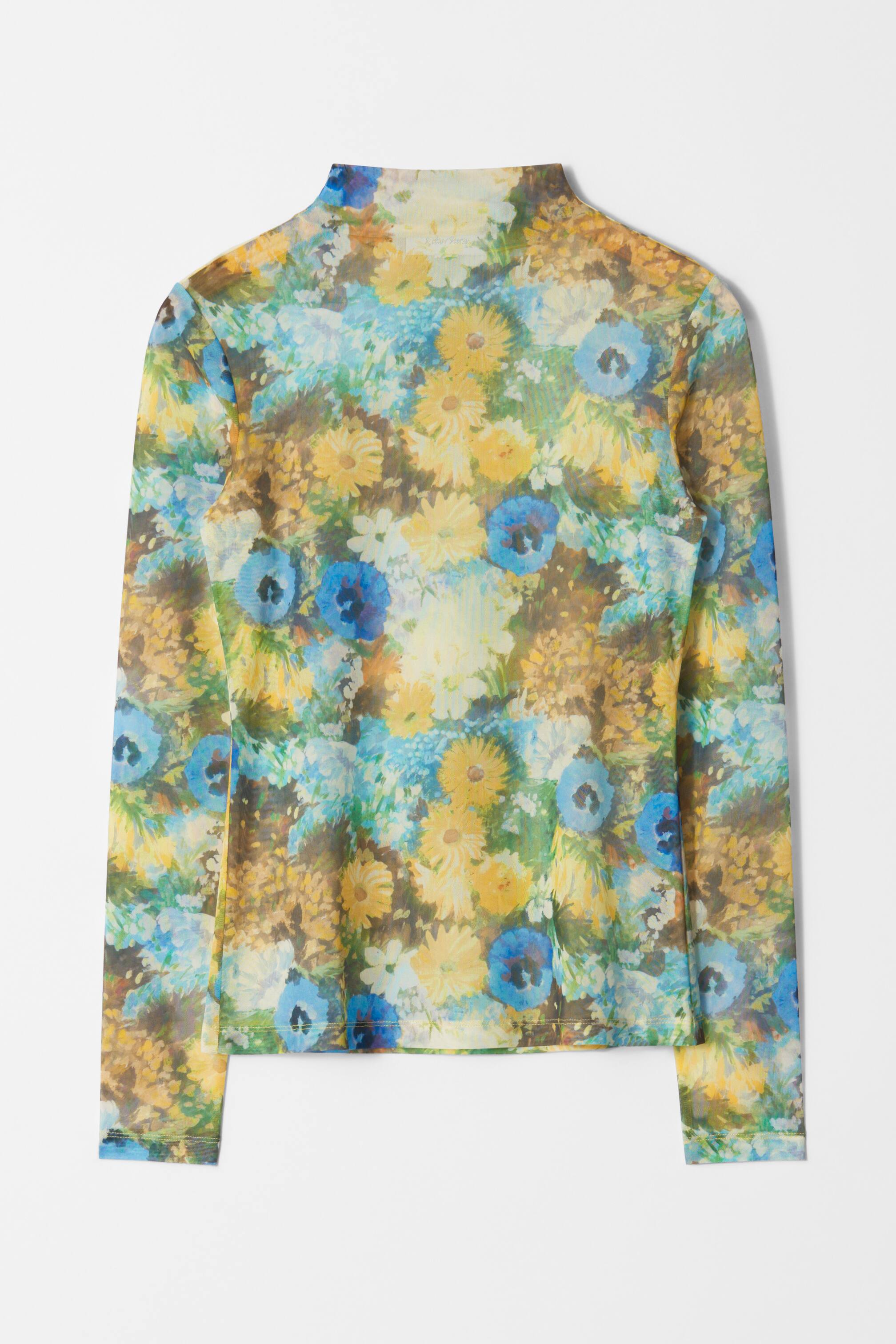 Ver imagem maior: Camisola com gola subida - Estampado floral - SENHORA | H&M PT 1