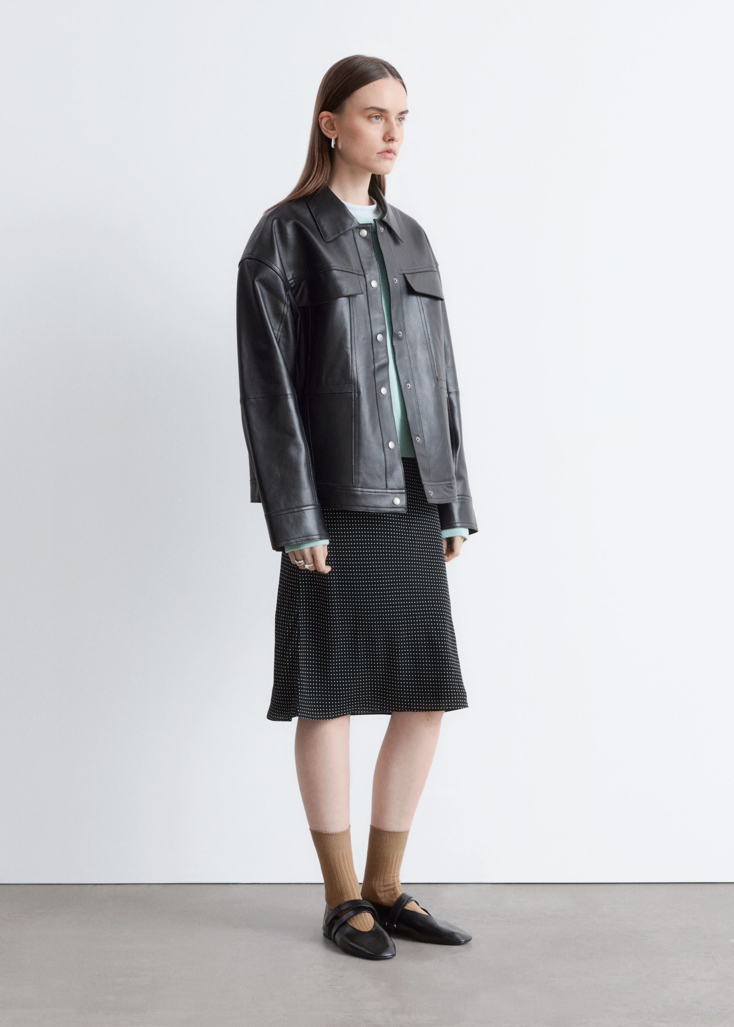 Image of Slip Midi Skirt