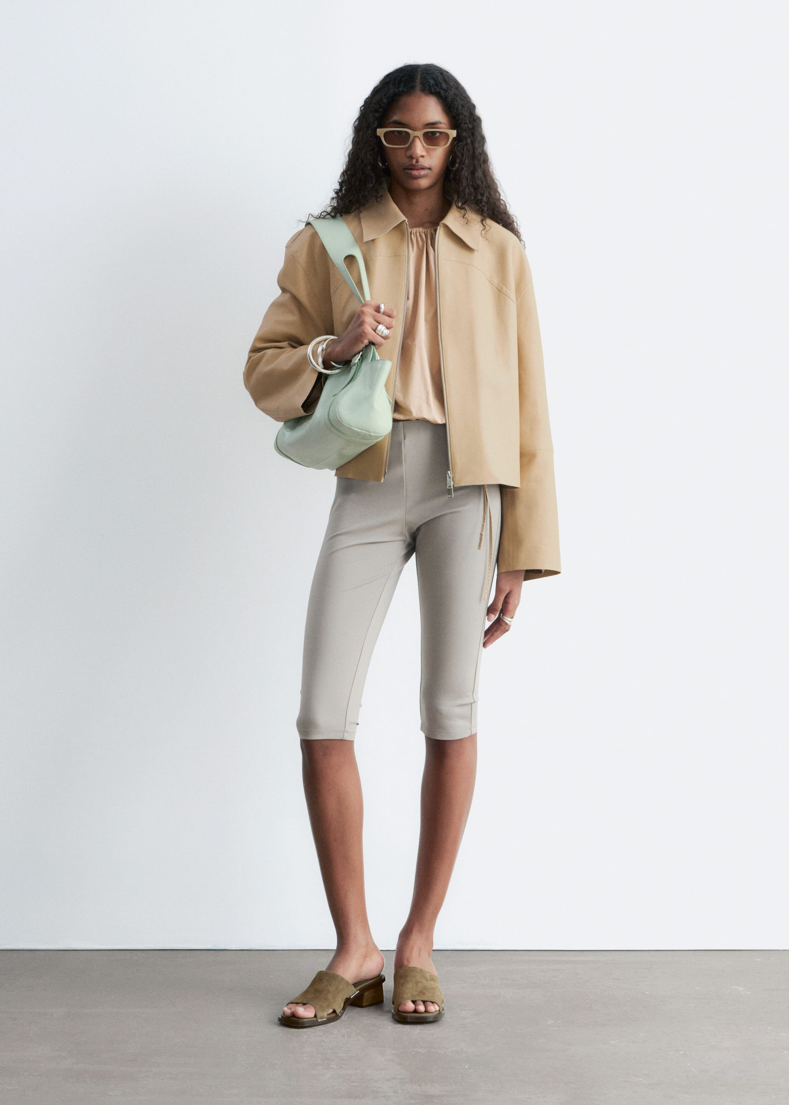 Image of Slim Capri Trousers