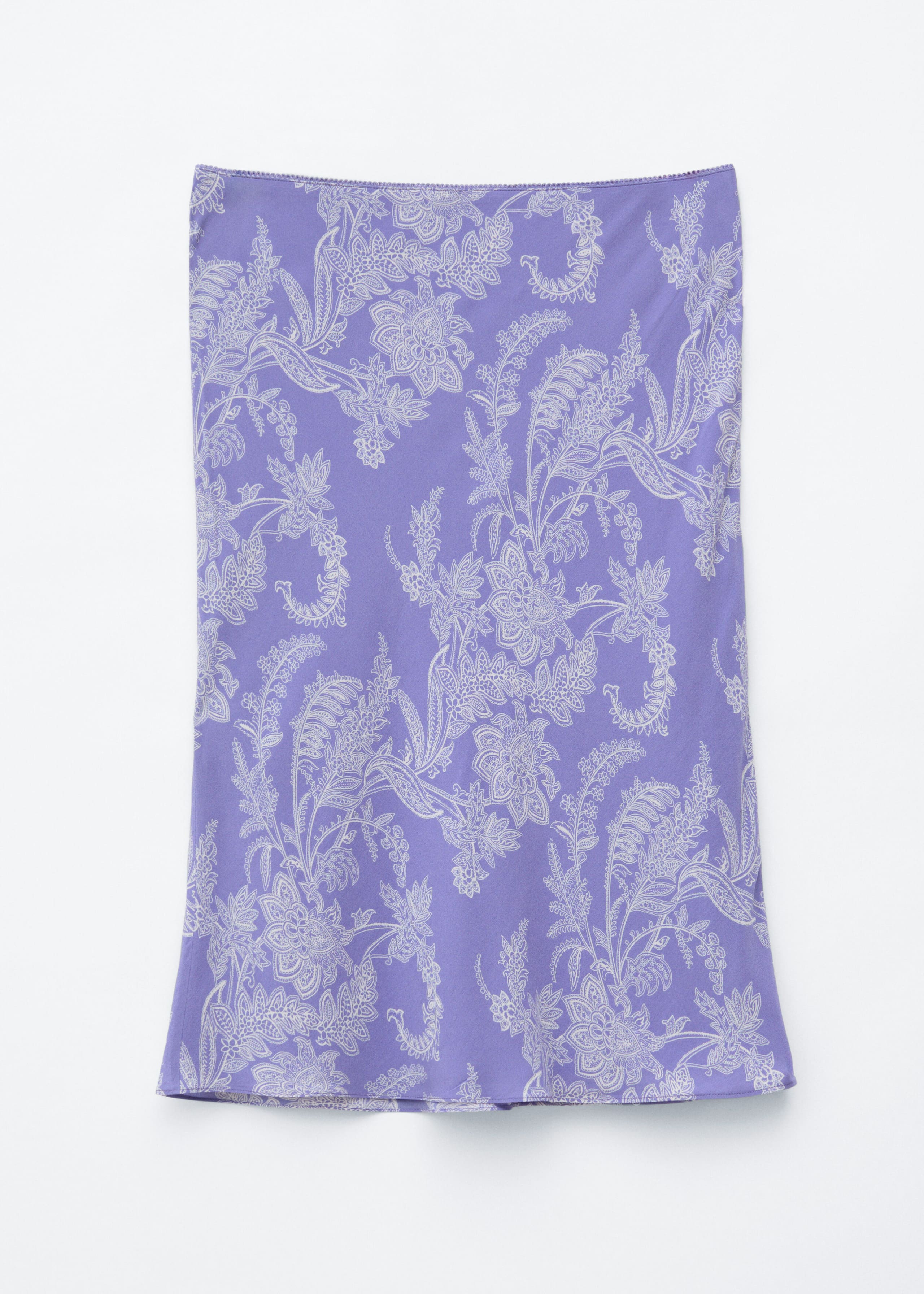 Knee-Length Slip Skirt - Black/Polka Dot - Still Life