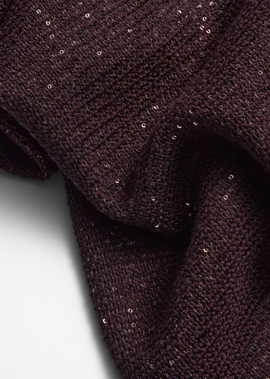 Glitter Knitted Flared Trousers - {{variantName}} - Descriptive Detail
