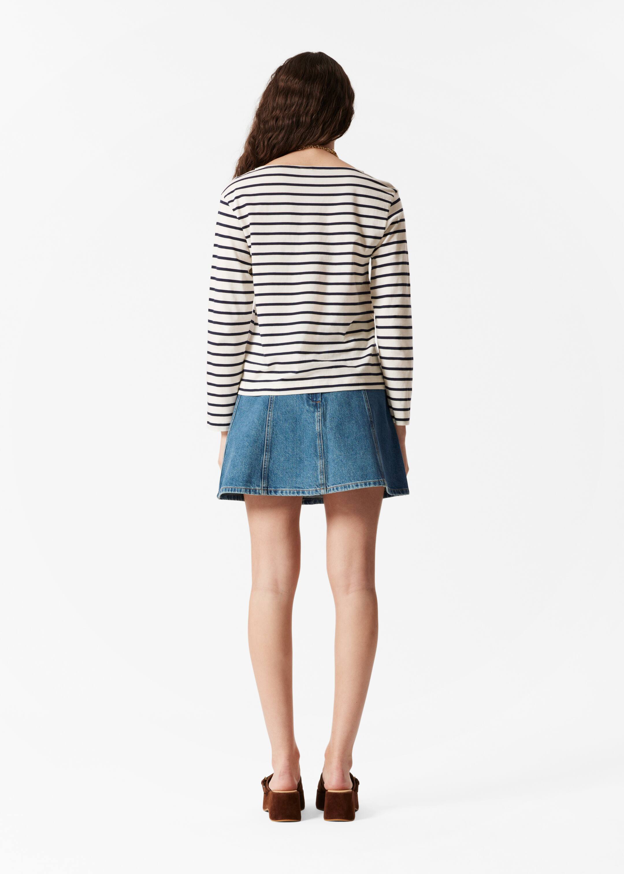Grotere afbeelding bekijken: Breton Stripe Top - Navy Stripes - DAMES | H&M BE 4