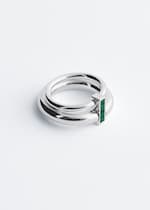 Silver/Green