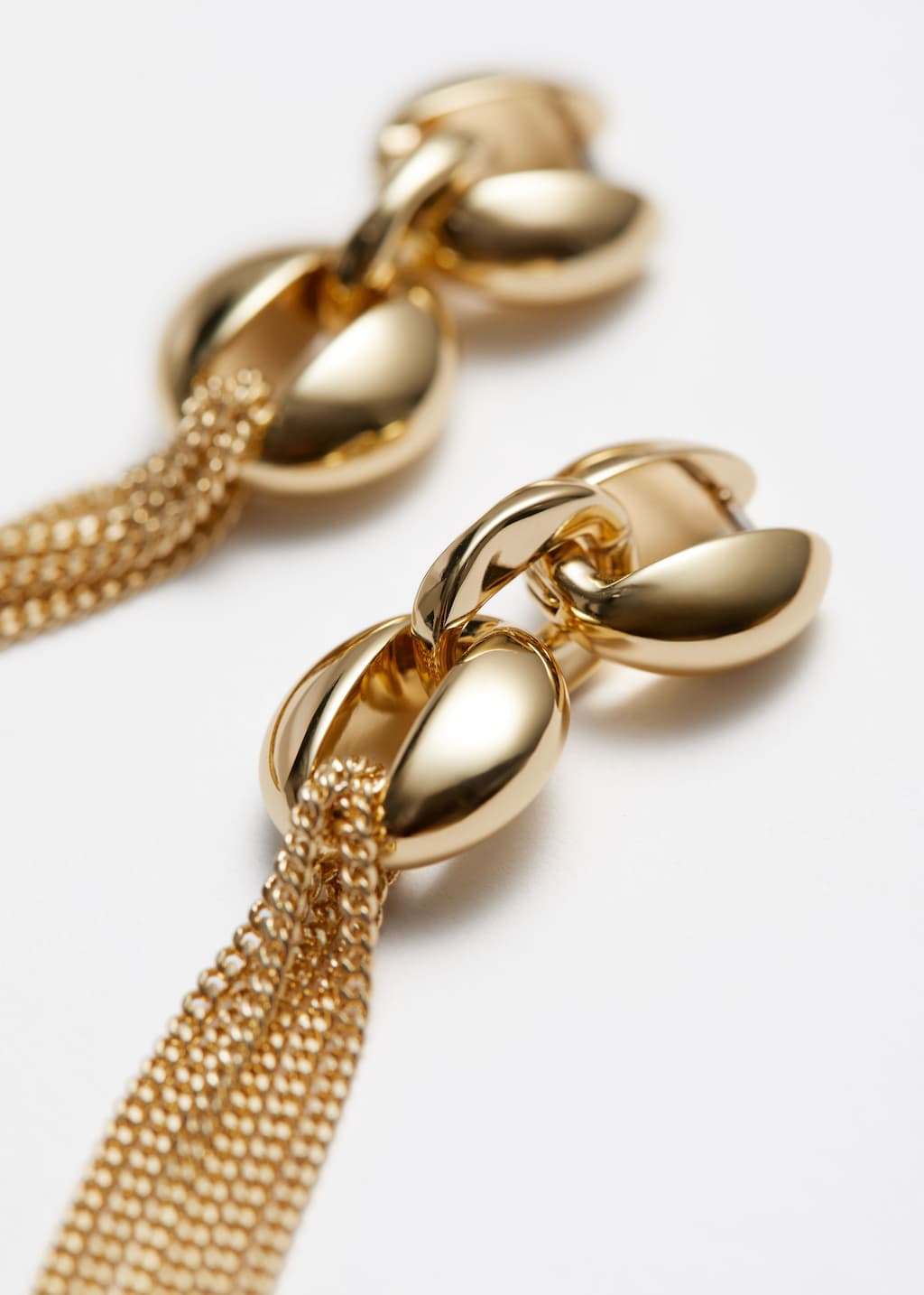 Tassel Hoop Earrings - {{variantName}} - Descriptive Detail