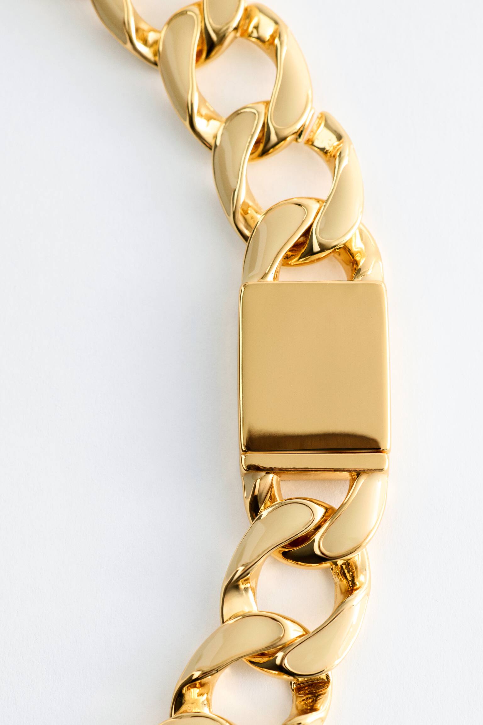 Chunky Curb-Chain Necklace - 6