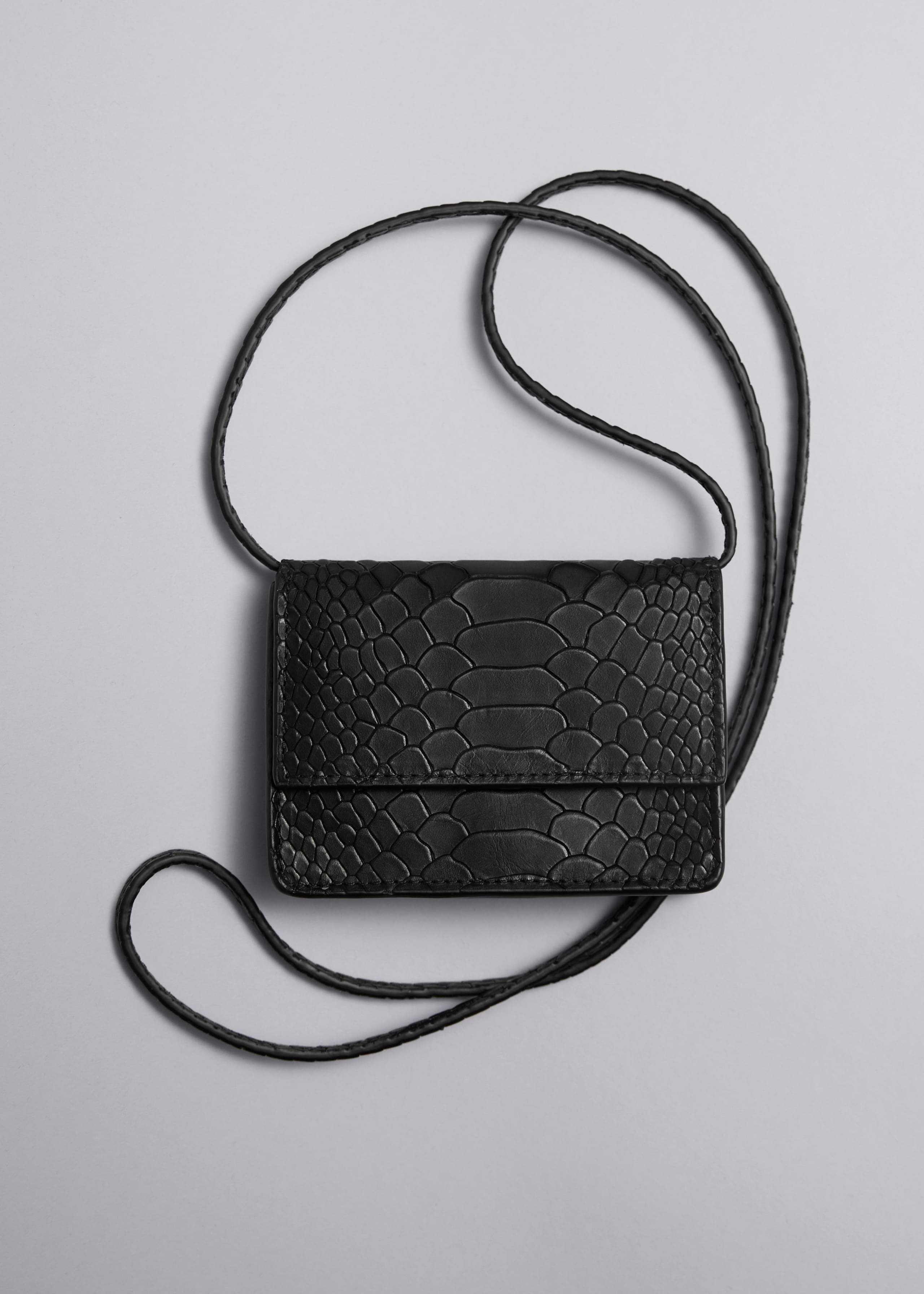 Minibolso de cuero - Vainilla - Bodegón