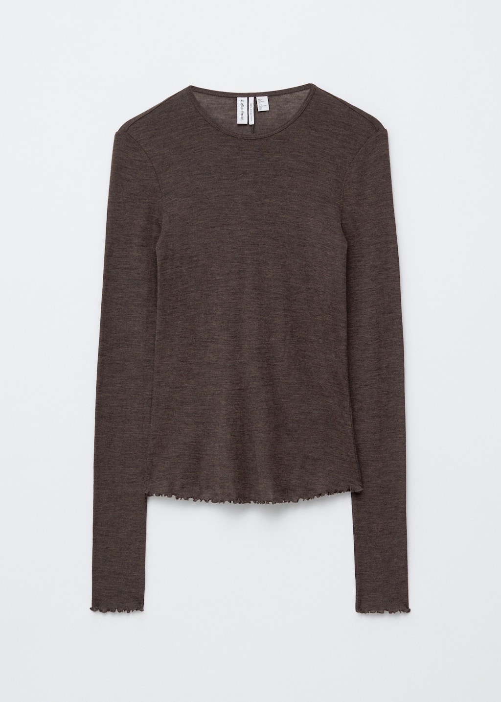 Image of Long-Sleeve Wool Top