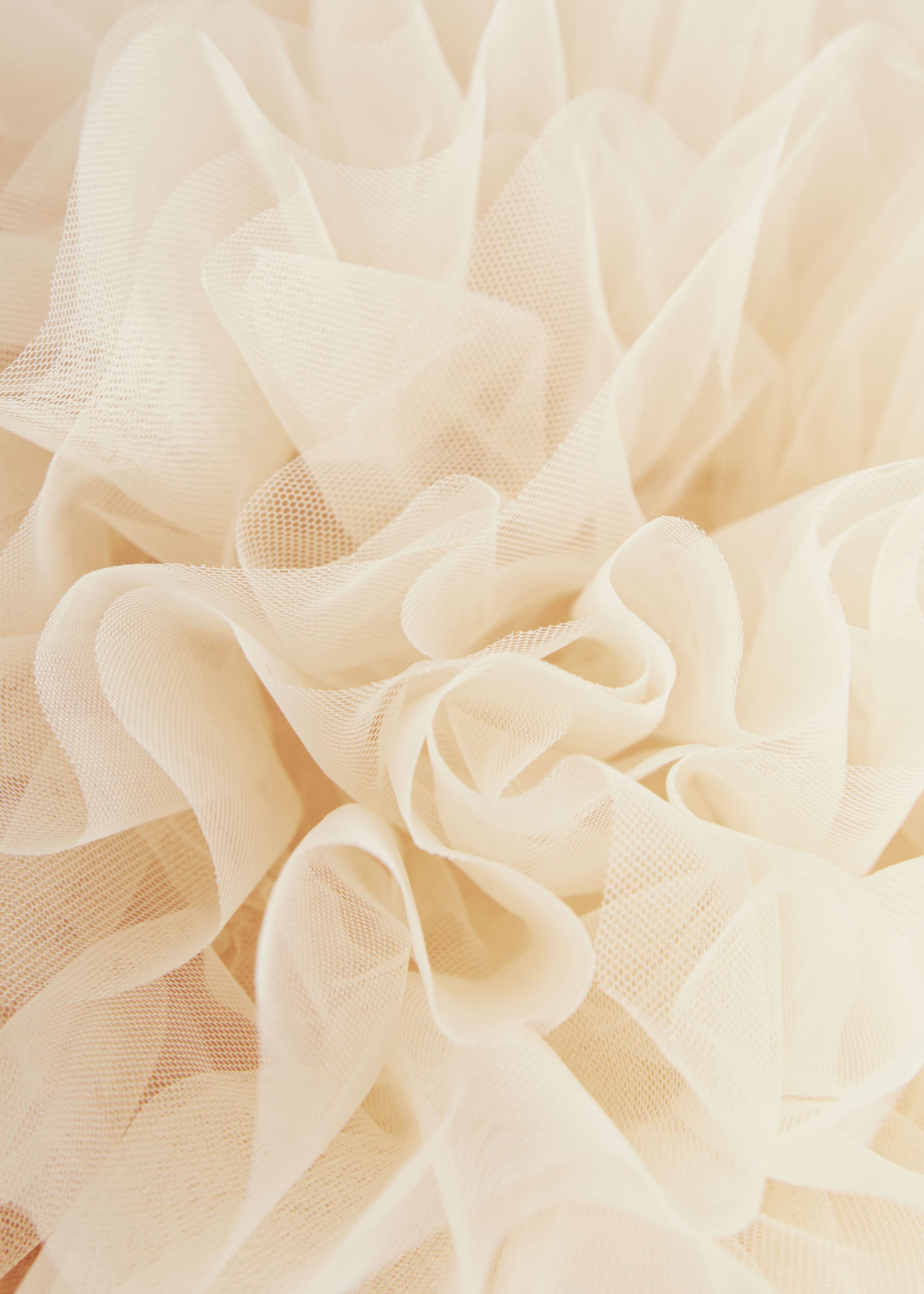 Image of VoluminousAlloverRuffleDress