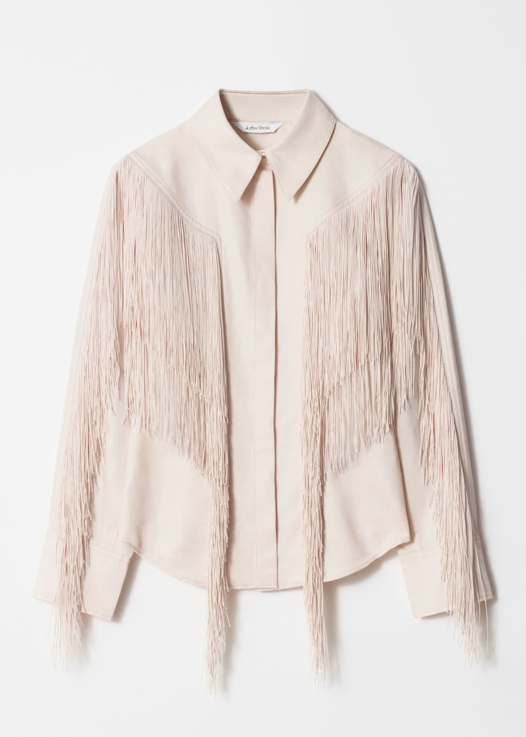 Camisa con flecos - Crema - Bodegón