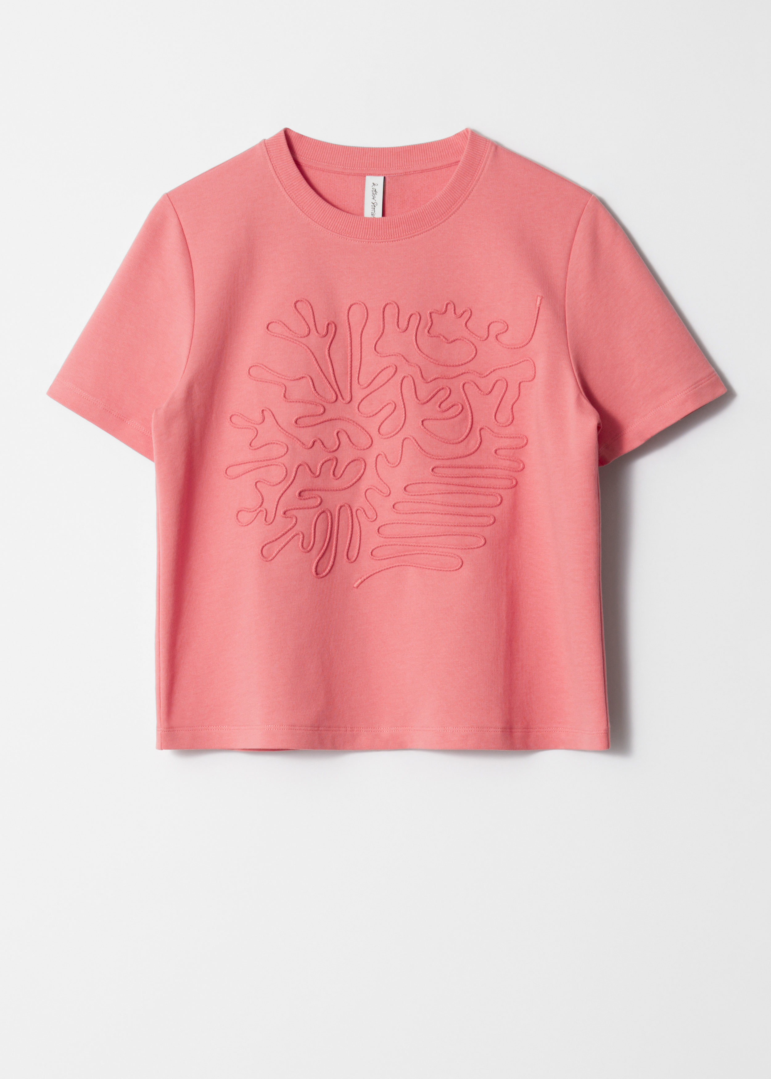 Floral-Appliqué T-Shirt