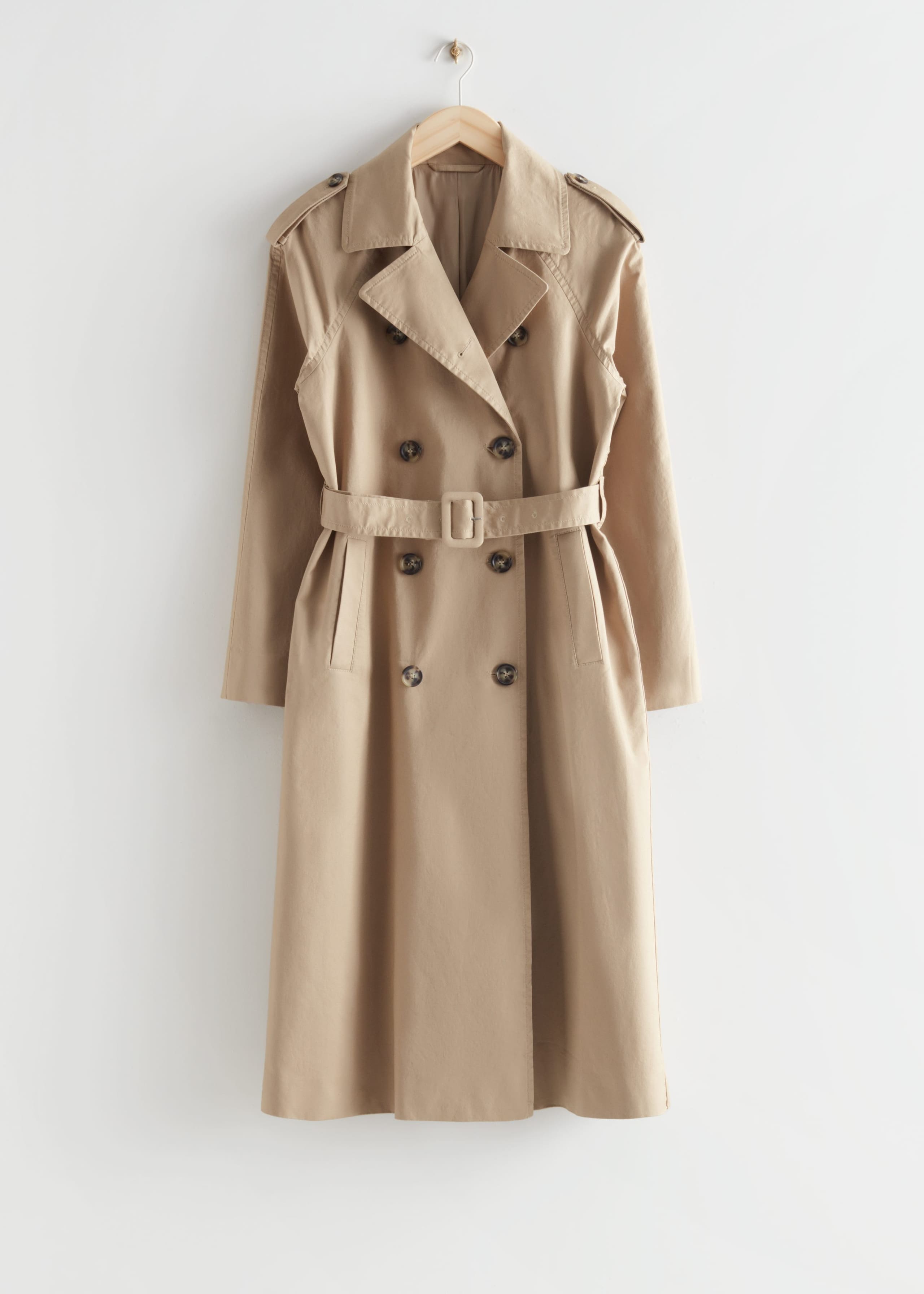 Image of Double Breasted Trench Coat
