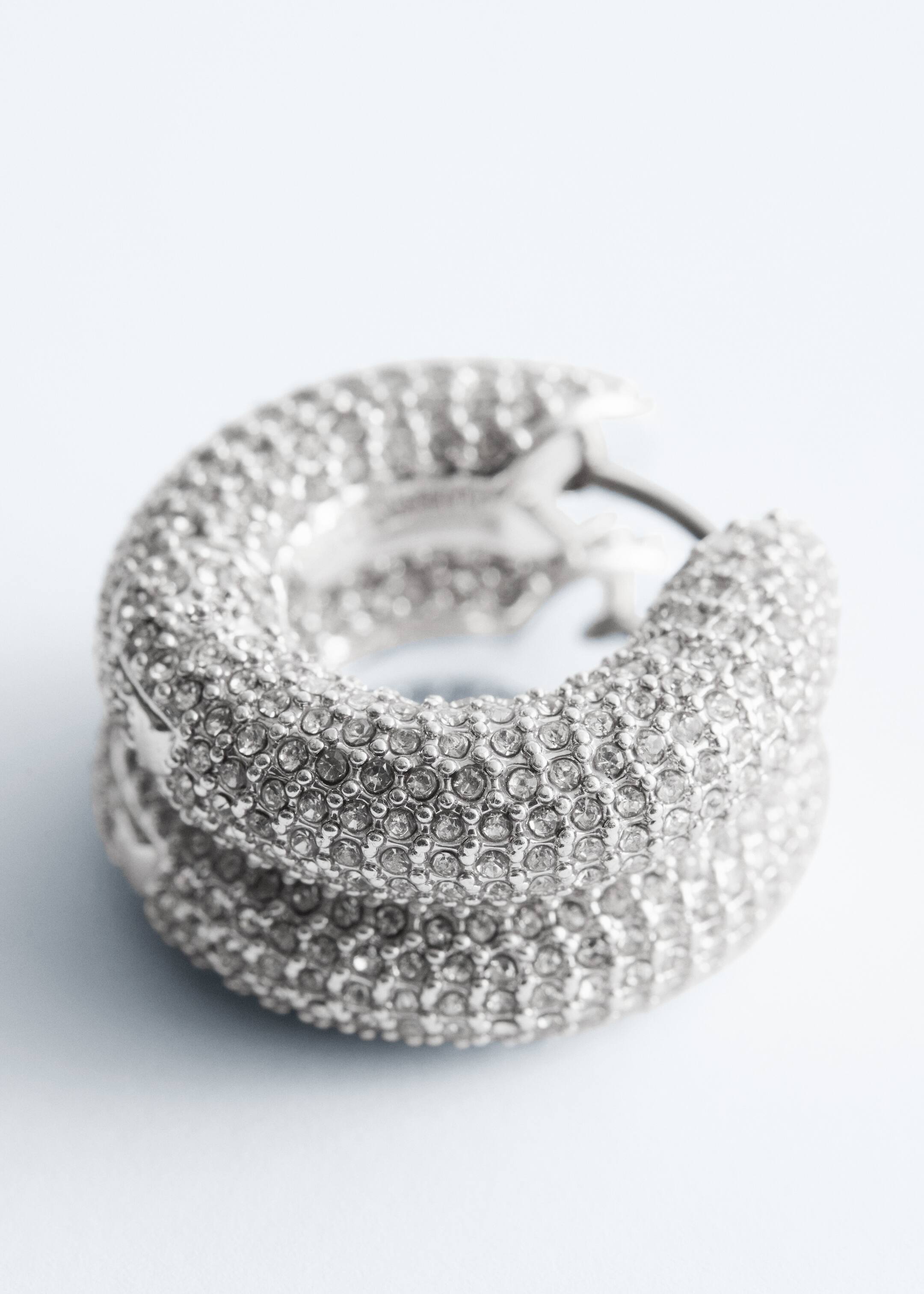 Zobrazit větší obrázek: Crystal Hoop Earrings - Silver - ŽENY | H&M CZ 3