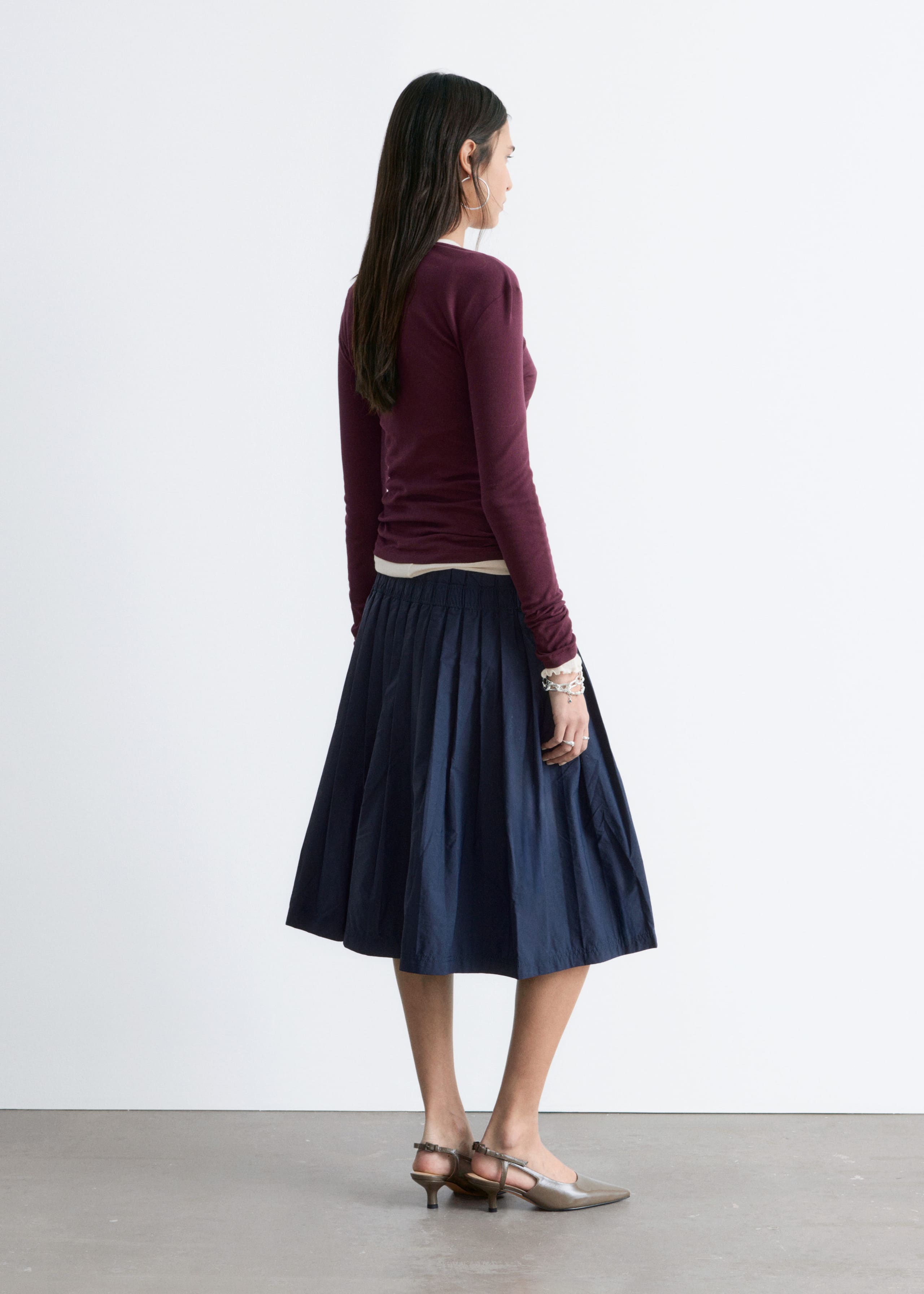 Image of Maglia in cotone a maniche lunghe