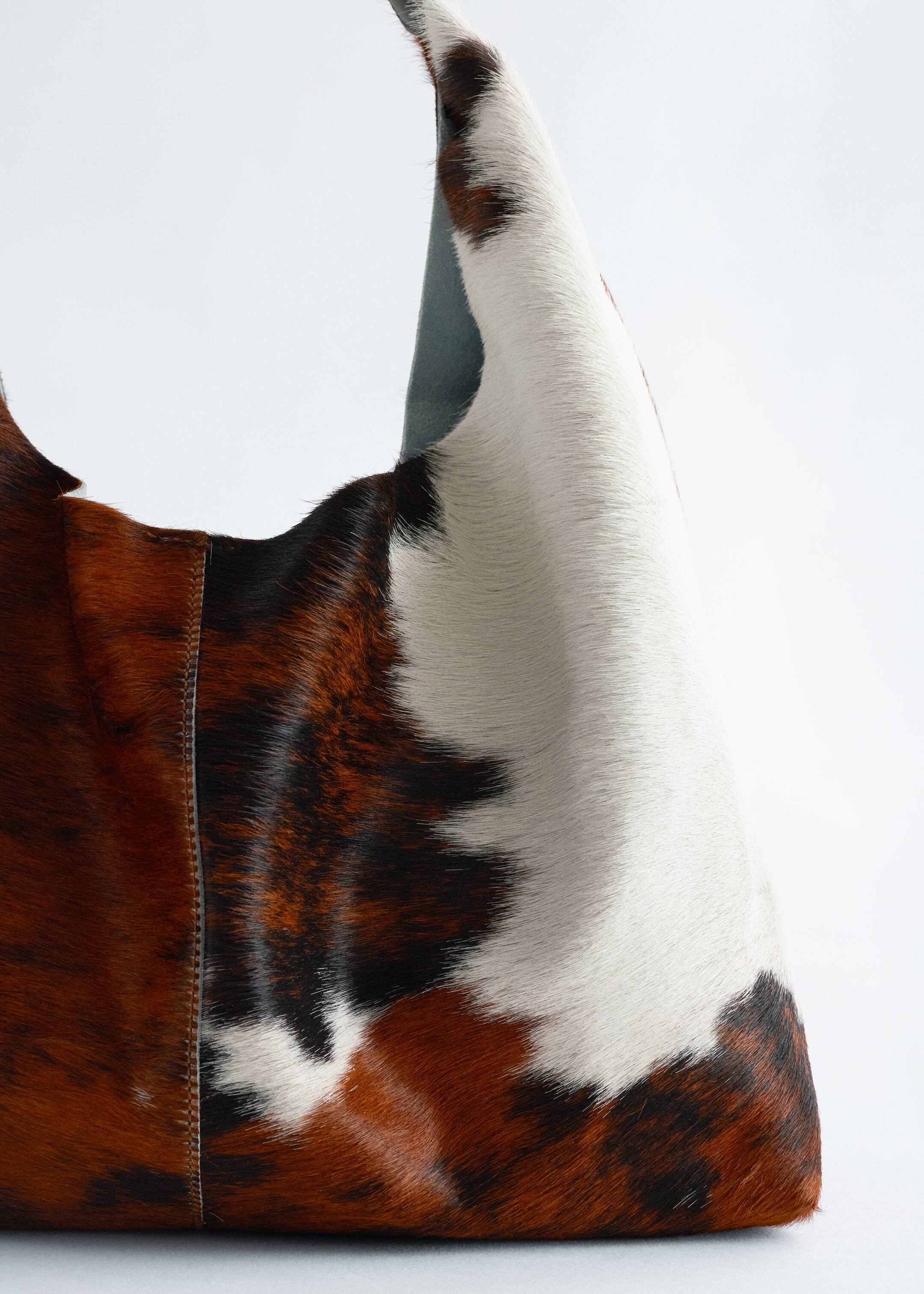 Agrandir l'image: Sac cabas en cuir à imprimé animal - Imprimé vache - FEMME | H&M FR 6