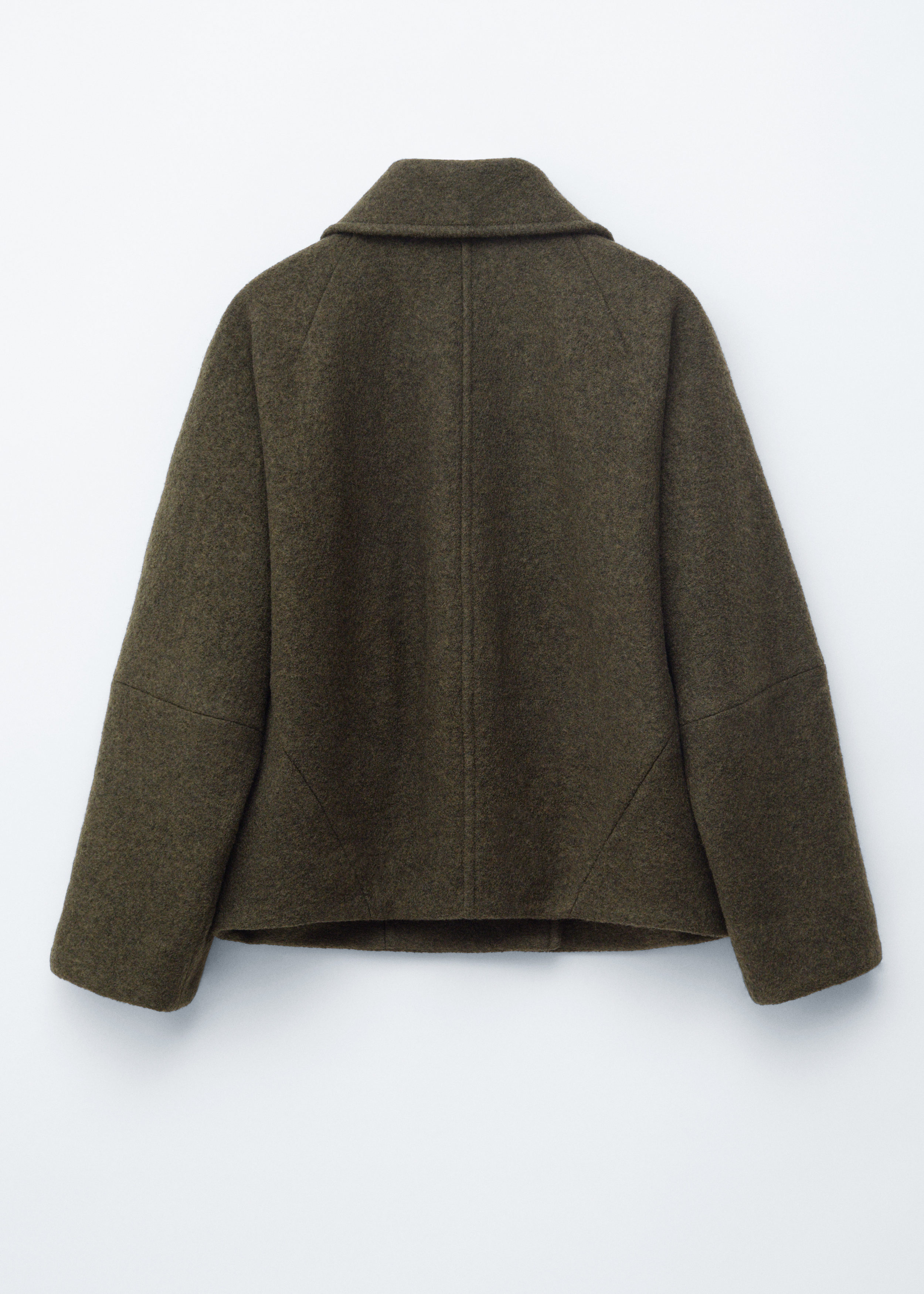 Oversized Wool Jacket - Dark Khaki Green - & Other Stories US