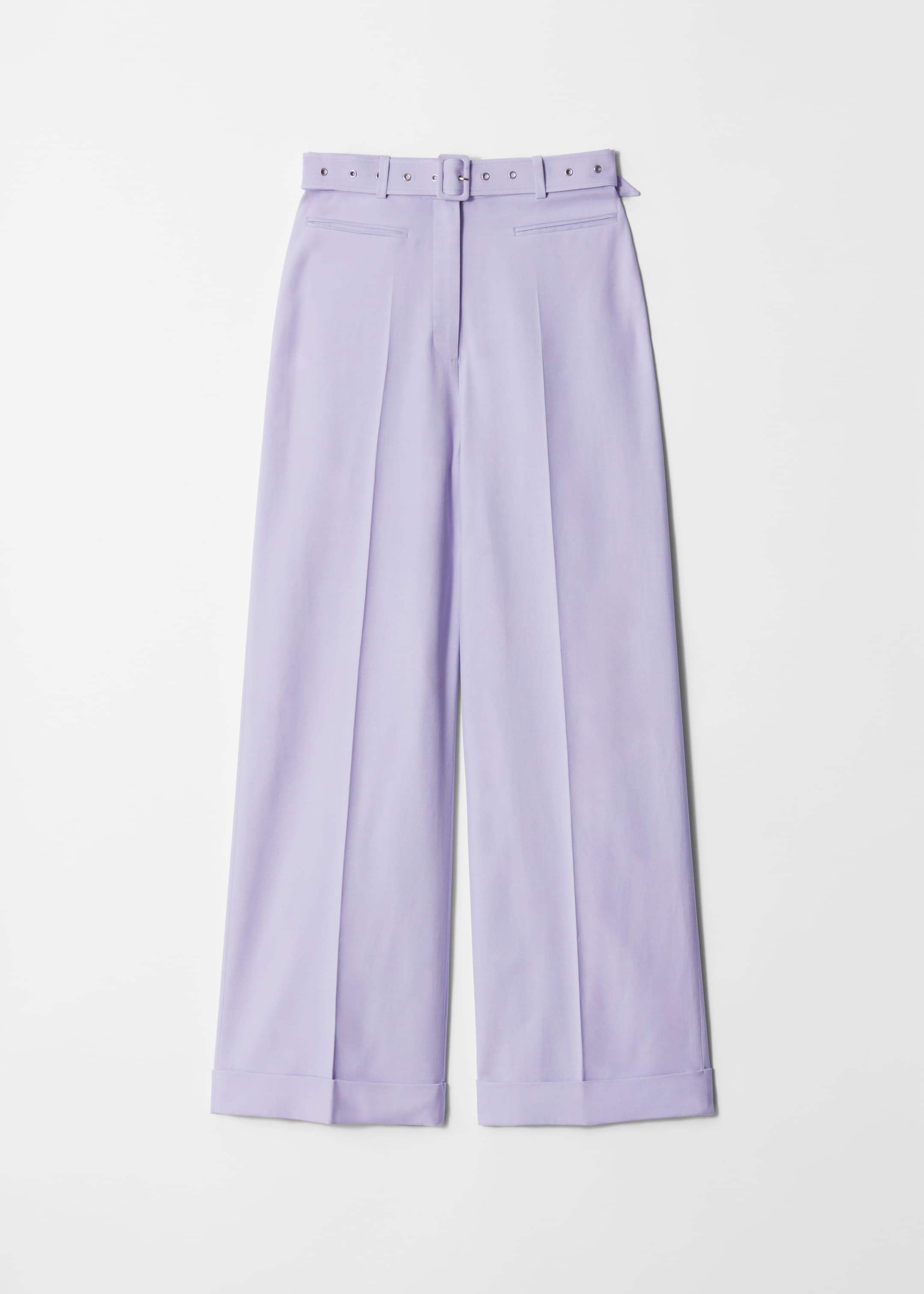 Ver imagen más grande: Pantalones con pliegues marcados - Lila - MUJER | H&M ES 6