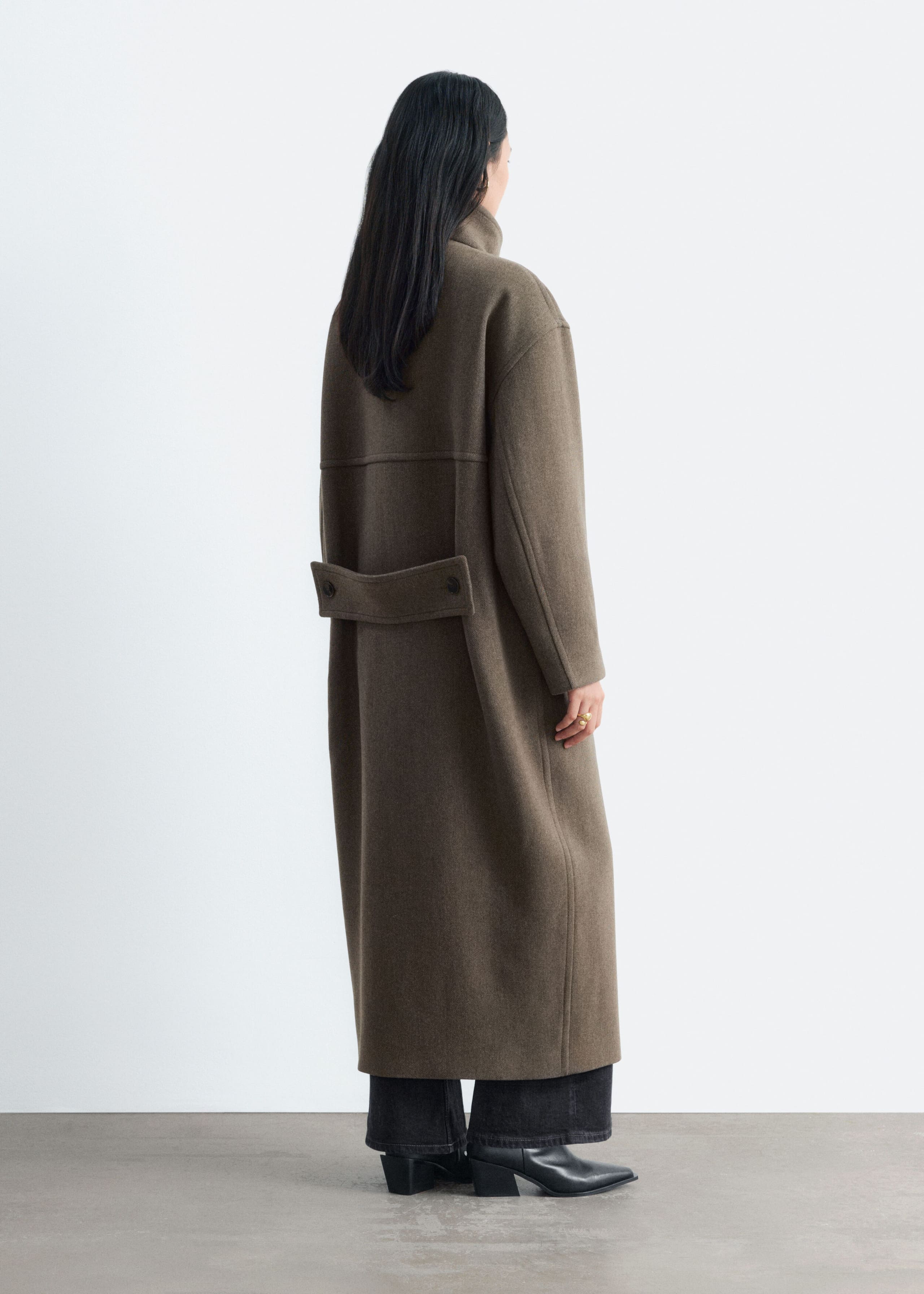 Oversized Coat - Brown - Lookbook