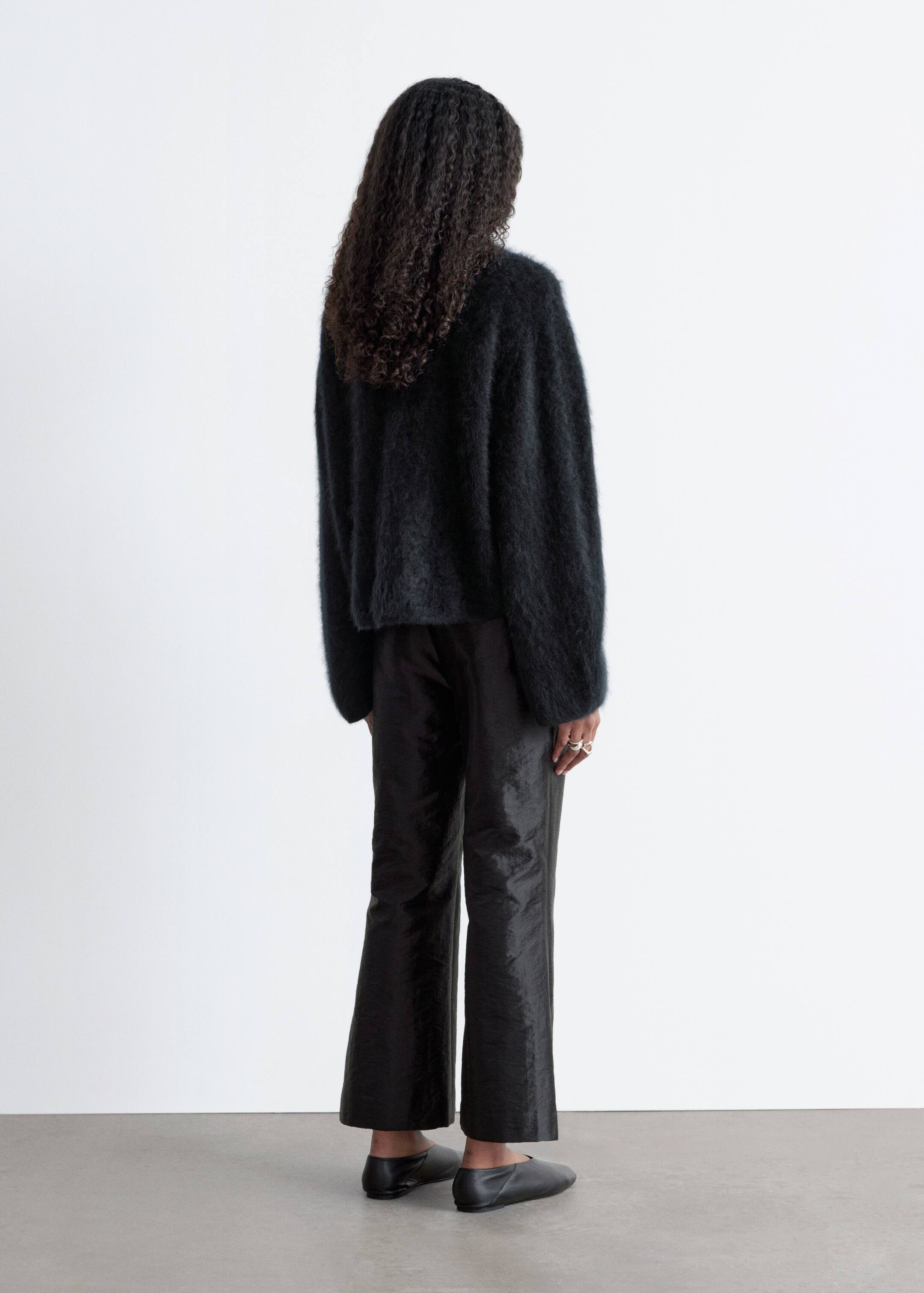 Zobacz większy obraz: Dzianinowy kaszmirowy kardigan - Czarny - ONA | H&M PL 3