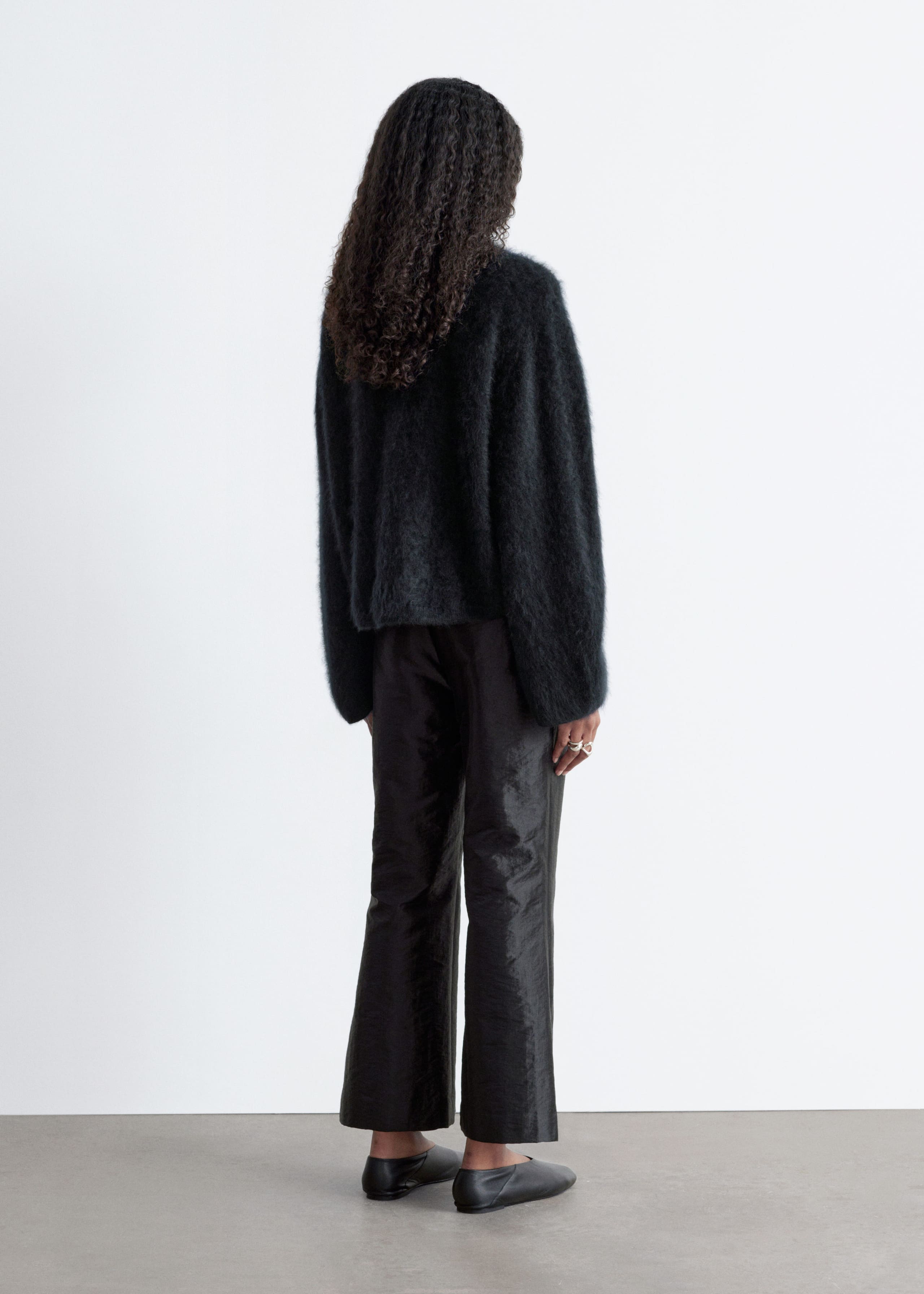 Image of Knitted Cashmere Cardigan