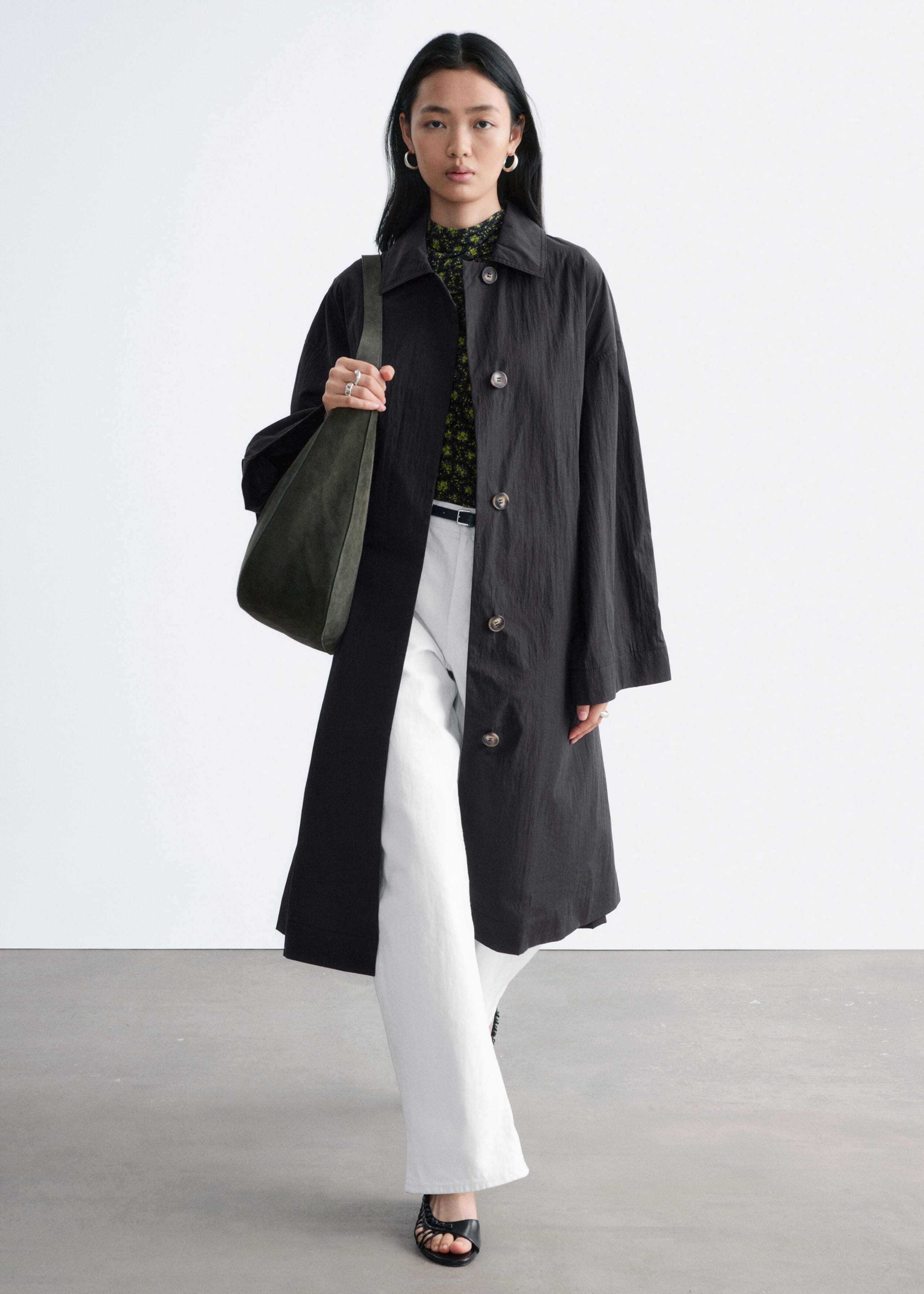 Image of Belted Car Coat