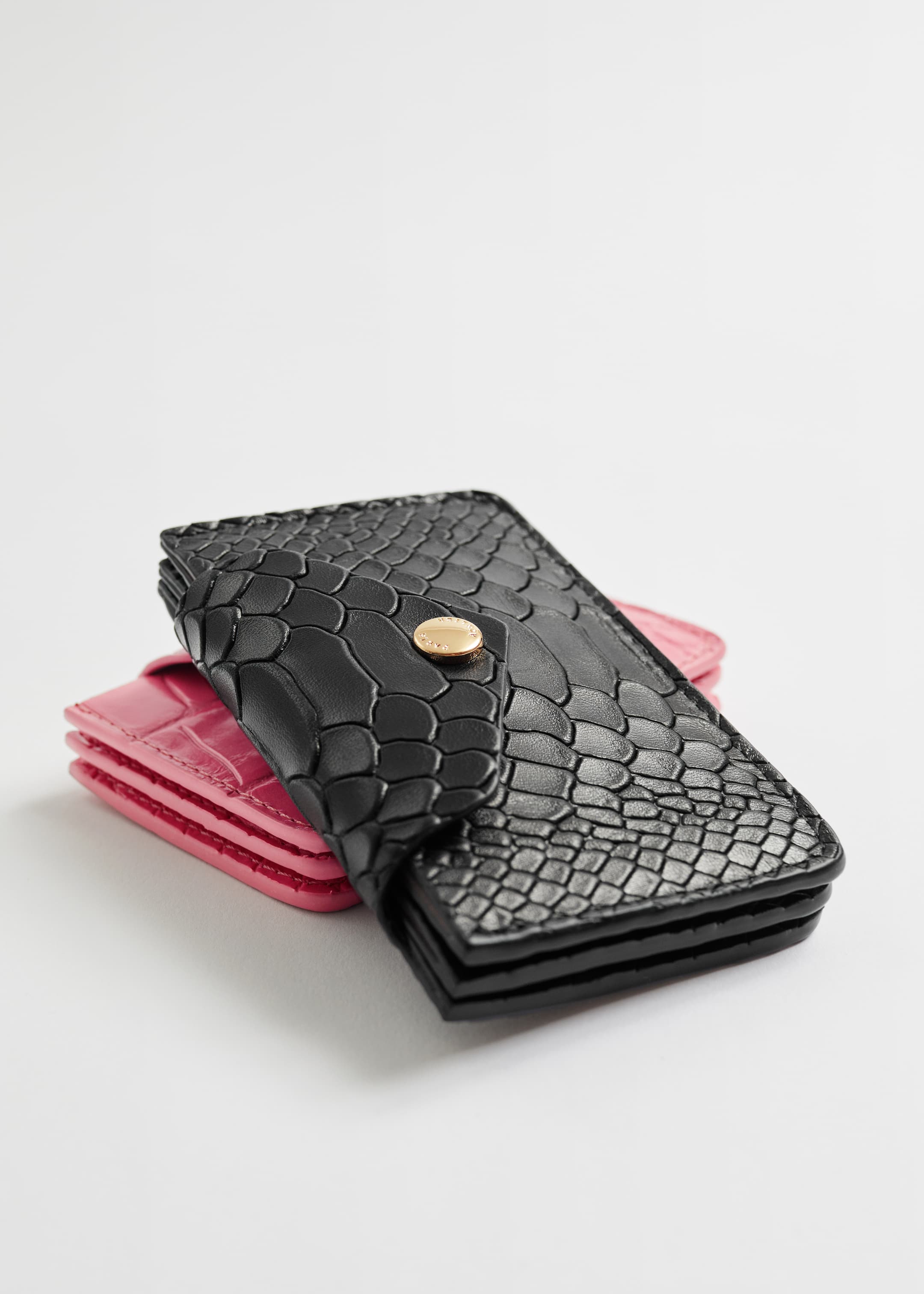 Ingrandisci l'immagine: Leather Card Holder - Black - DONNA | H&M CH 2