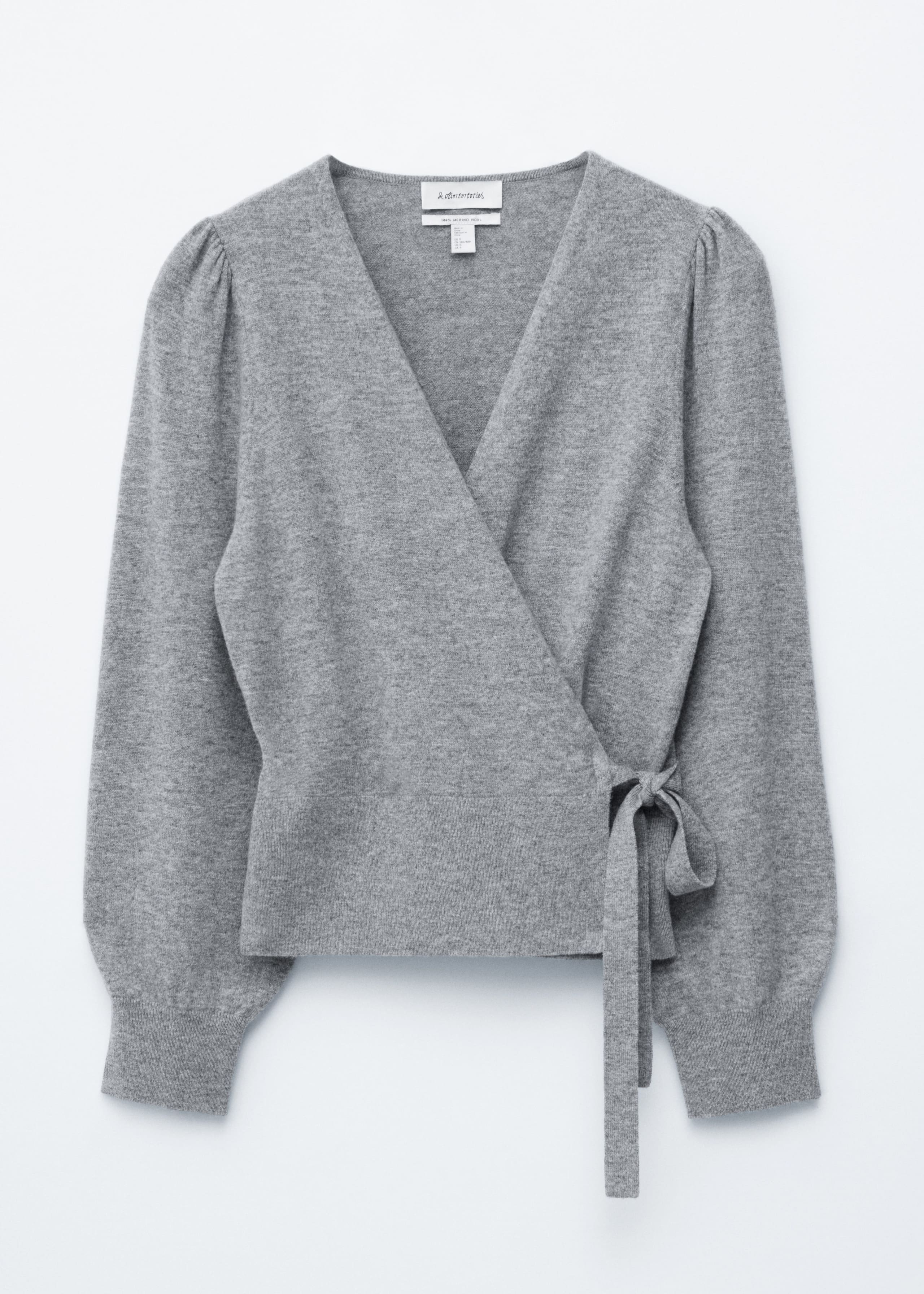Image of Merino Wool Wrap Cardigan