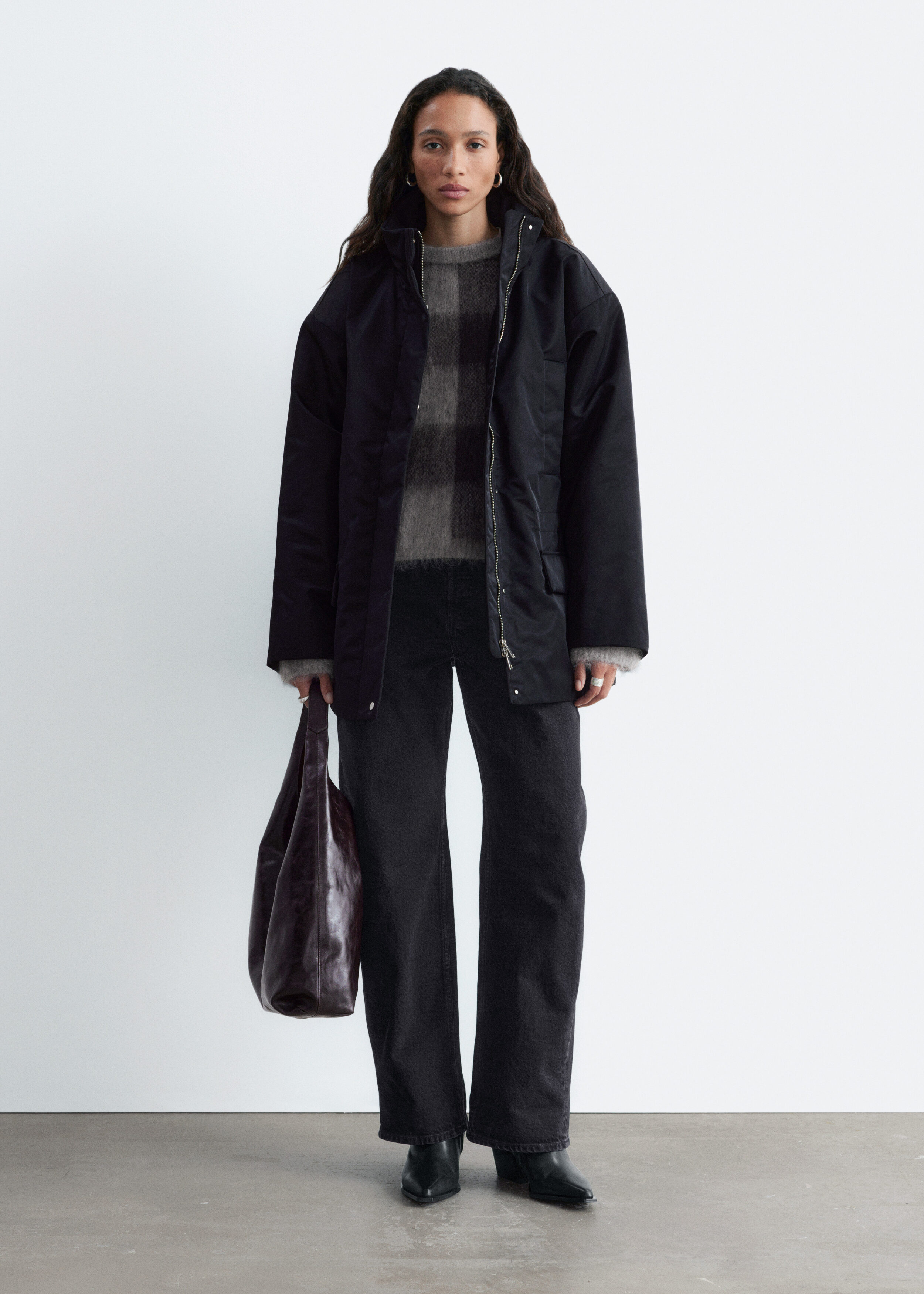 Padded Nylon Jacket - Black - Jackets - & Other Stories US