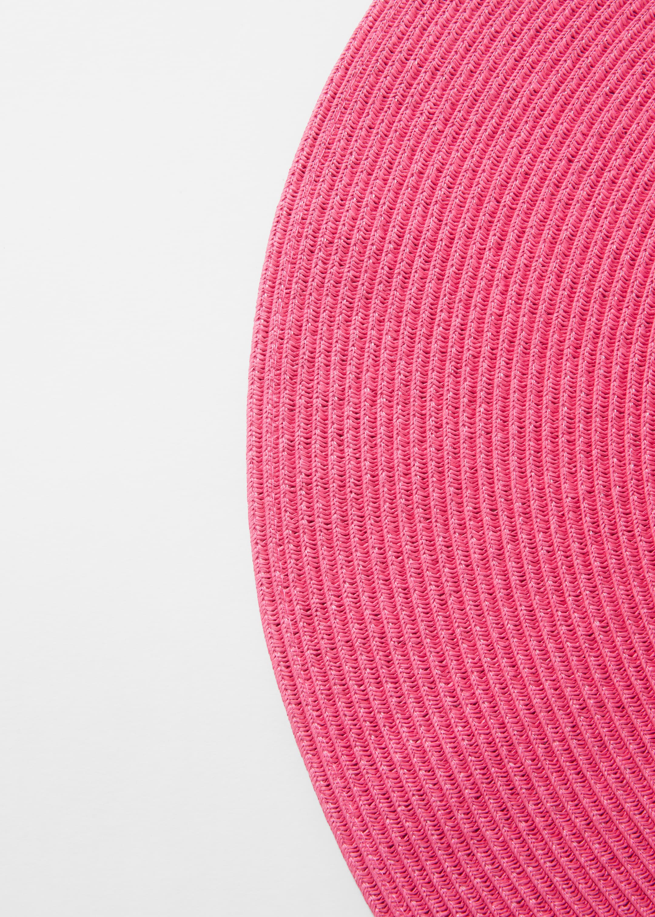 View larger image: Wide-Brim Straw Hat - Cerise Pink - Ladies | H&M GB 3